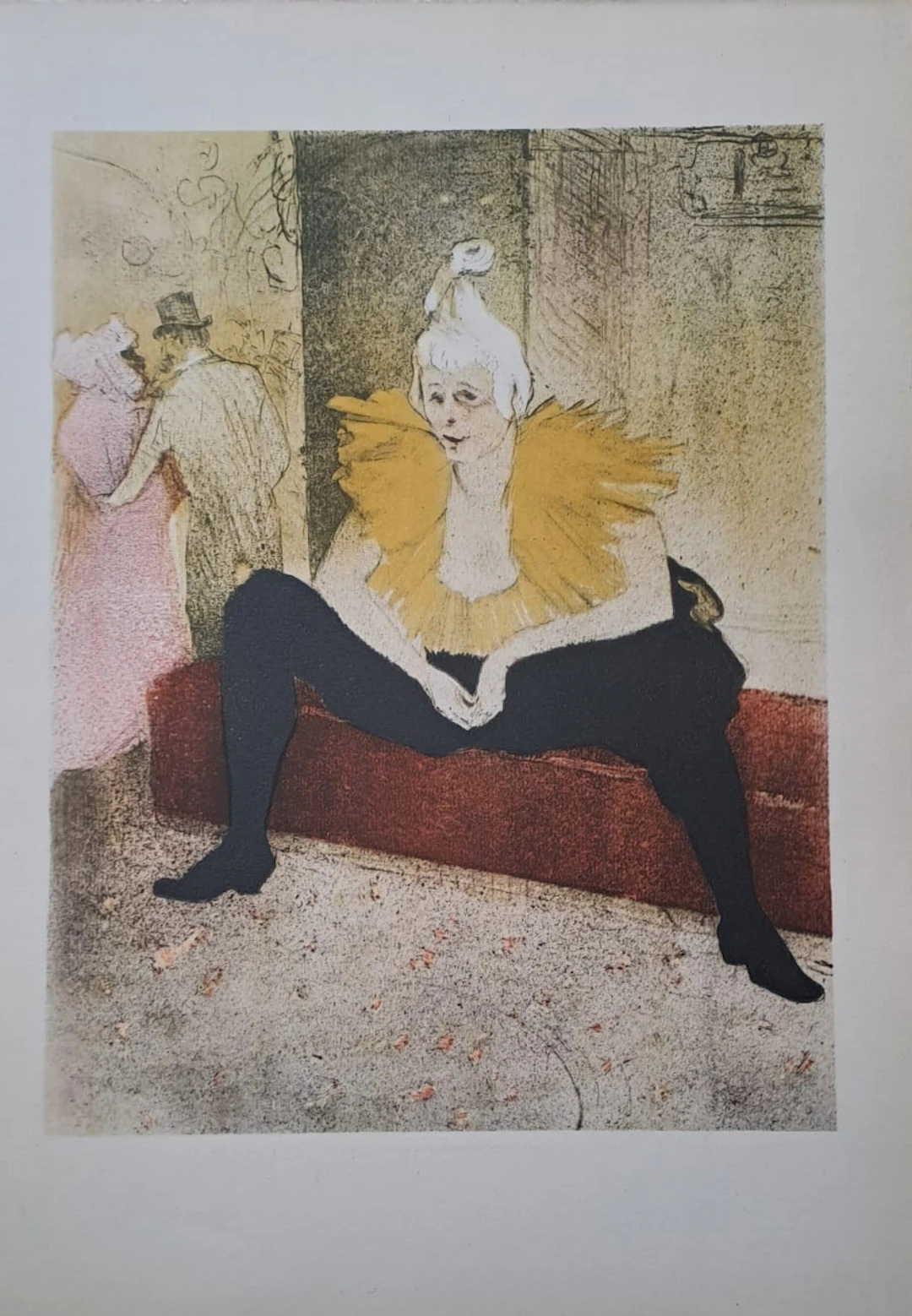 Henri de Toulouse-Lautrec (d’après) - La clownesse assise - Impression d’art