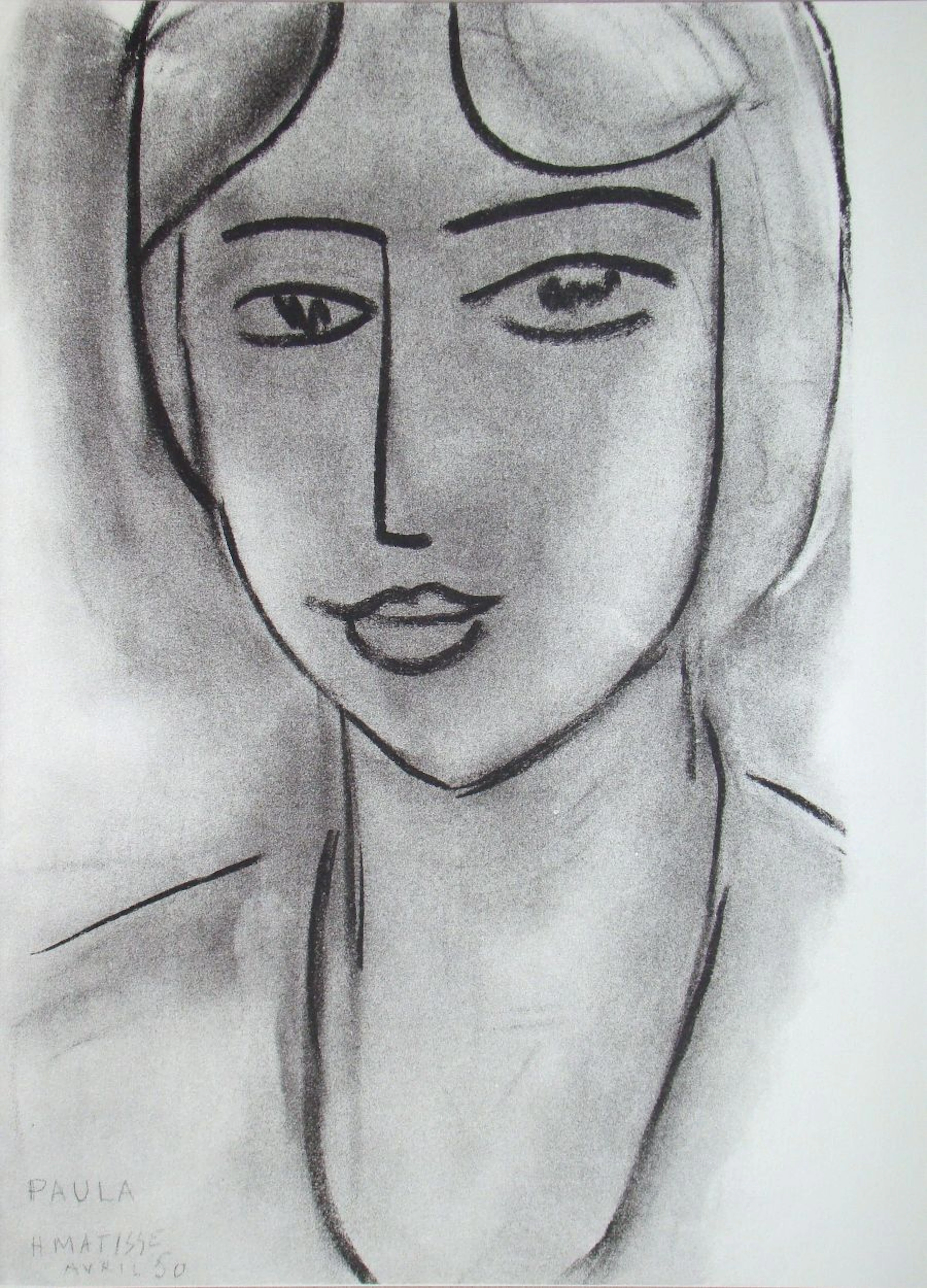 Henri MATISSE (d’après) - Paula, 1981 - Lithographie signée et datée