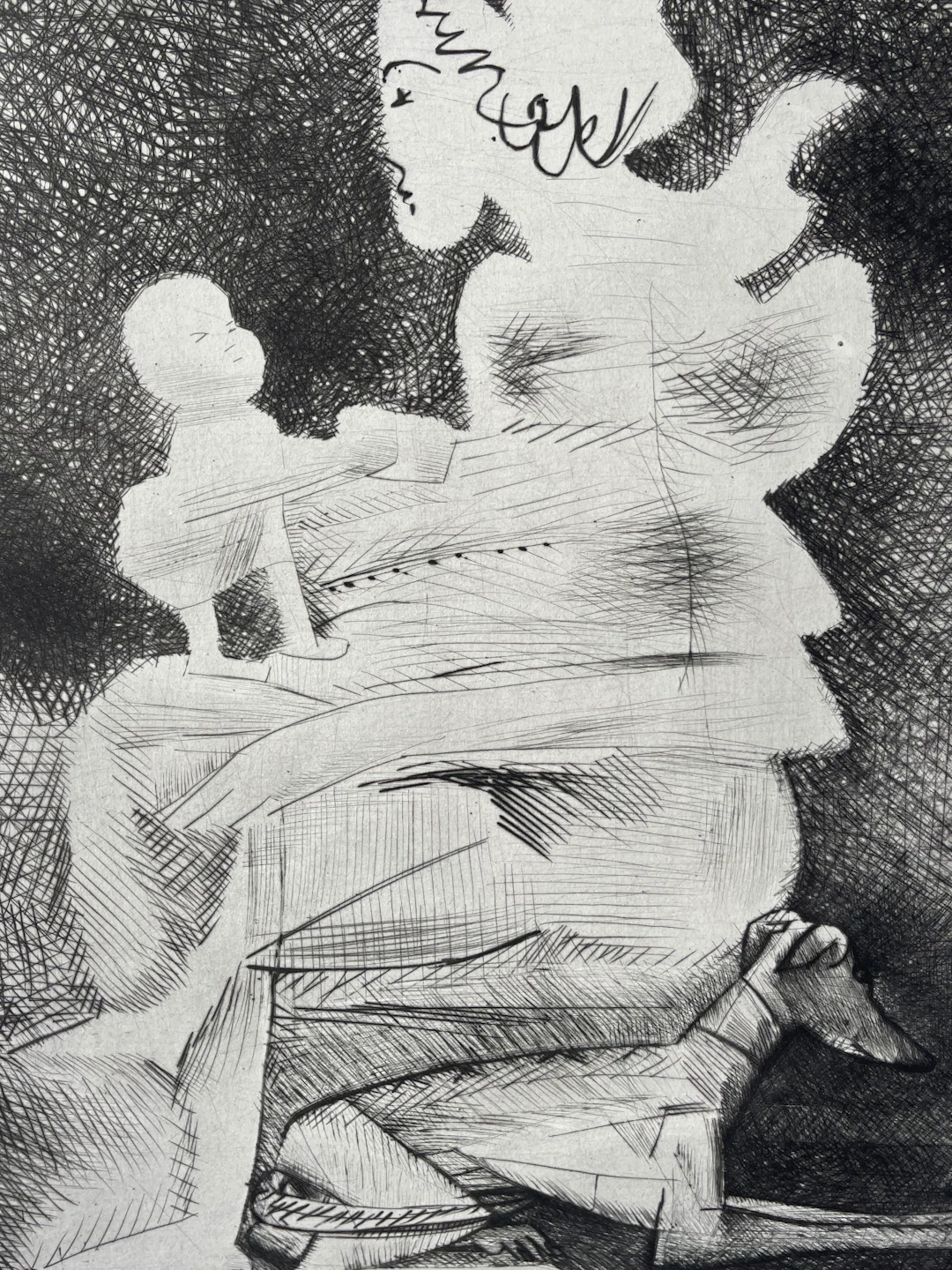 Javier Vilato - Femme et enfant - Gravure numérotée & signée