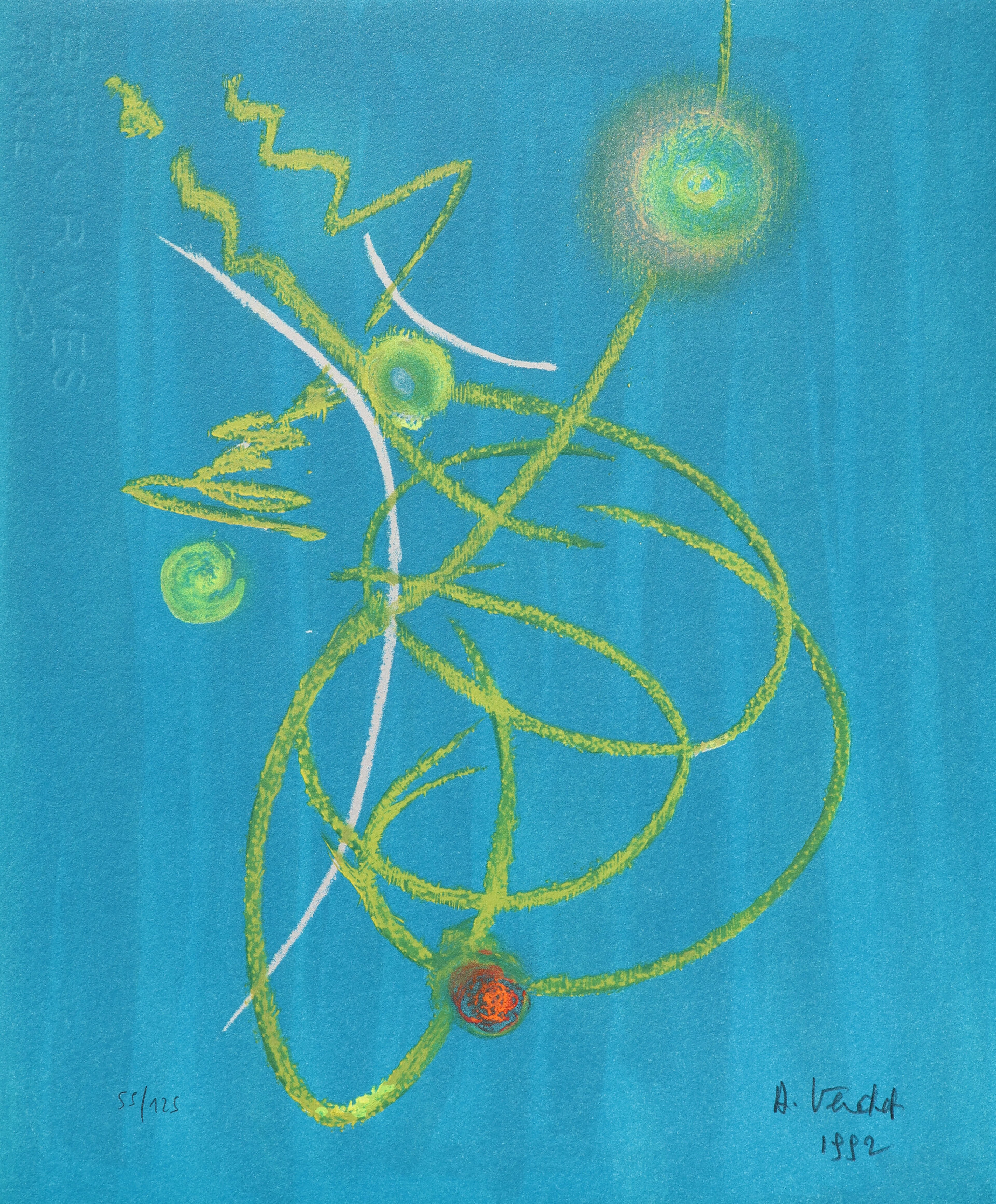 André VERDET : La collusion, Lithographie originale signée