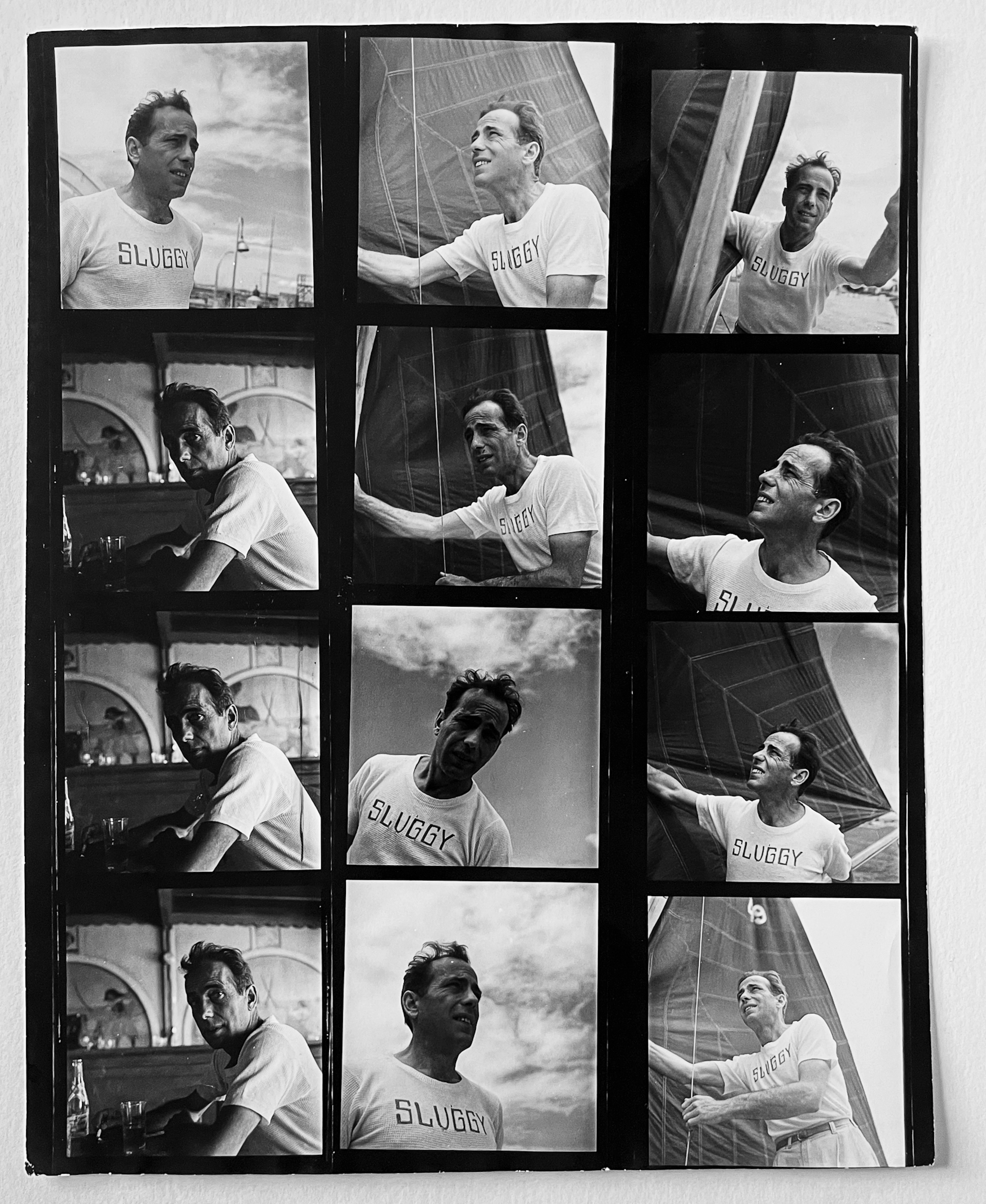 Philippe Halsman - Humphrey Bogart 1944 - Tirage argentique
