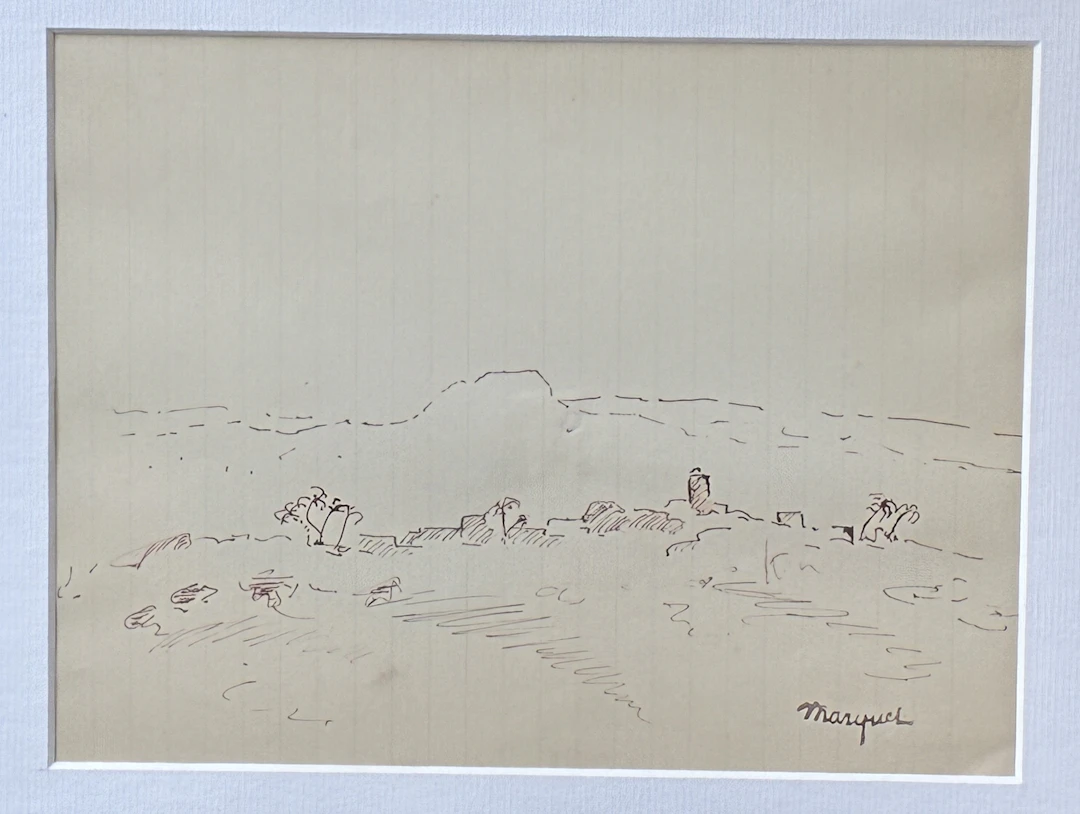 Albert MARQUET - Dessin original