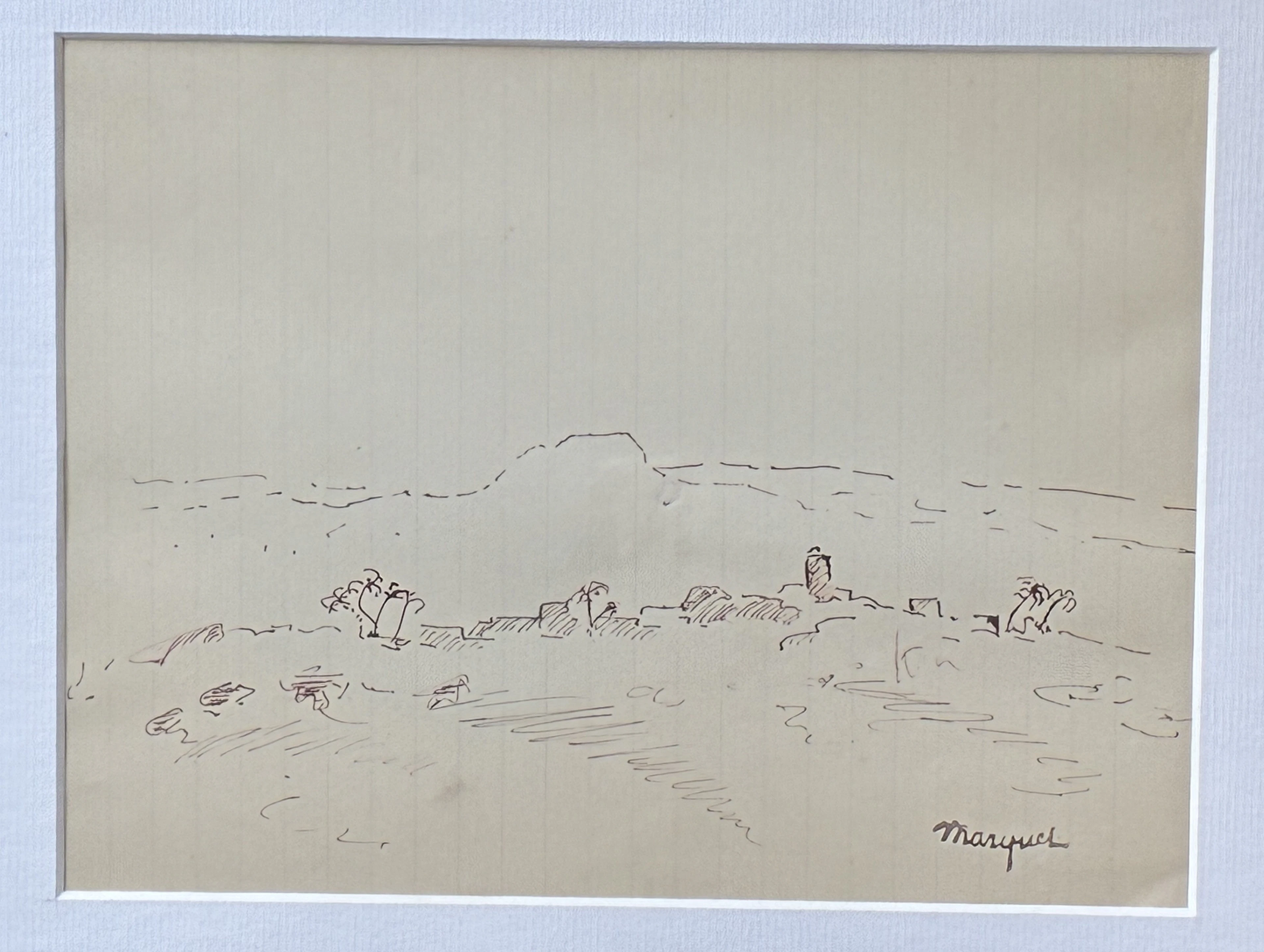 Albert MARQUET - Dessin original