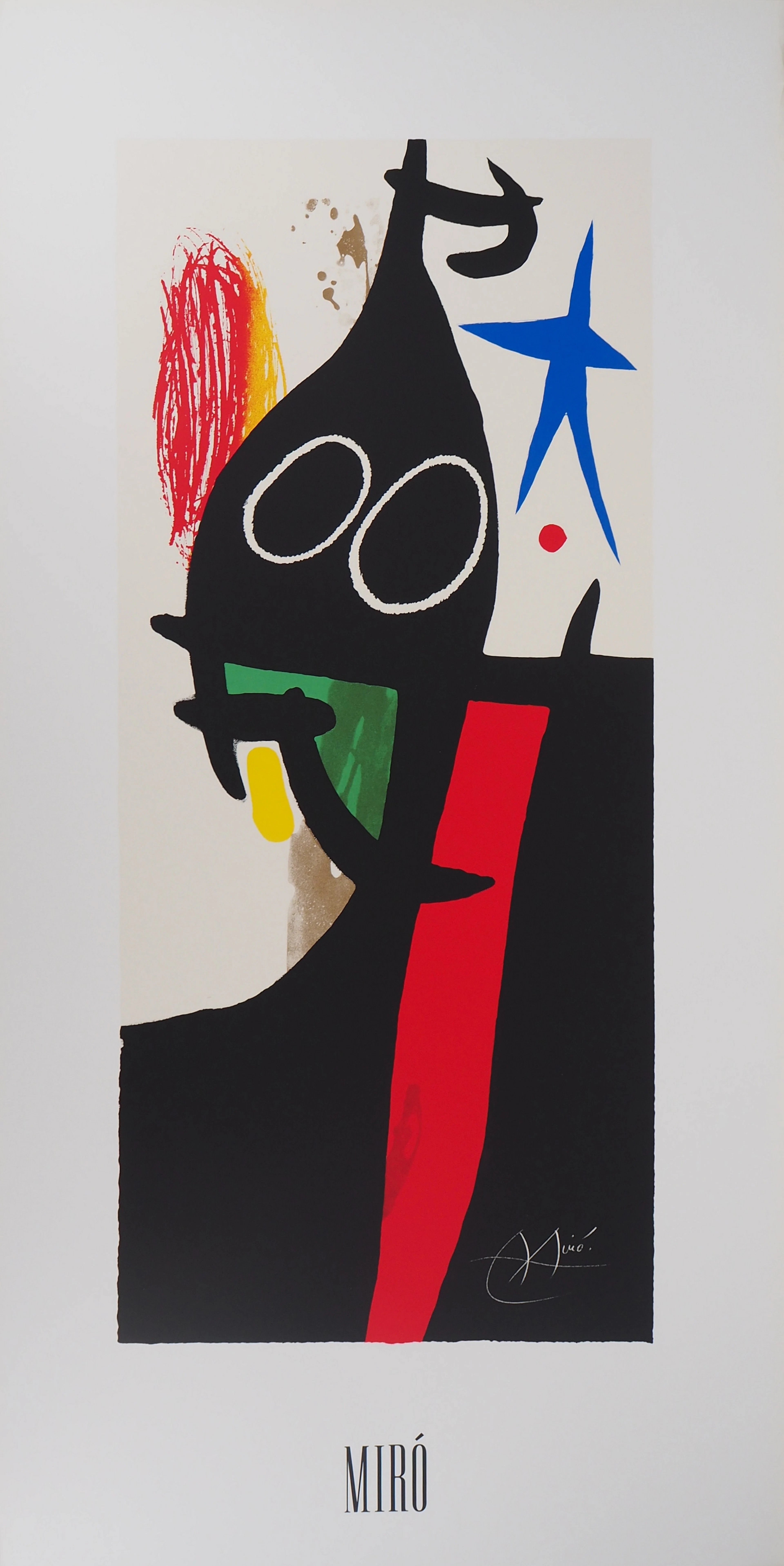 Joan MIRO (d’après) - Le sarrasin à l’étoile bleue - Sérigraphie signée