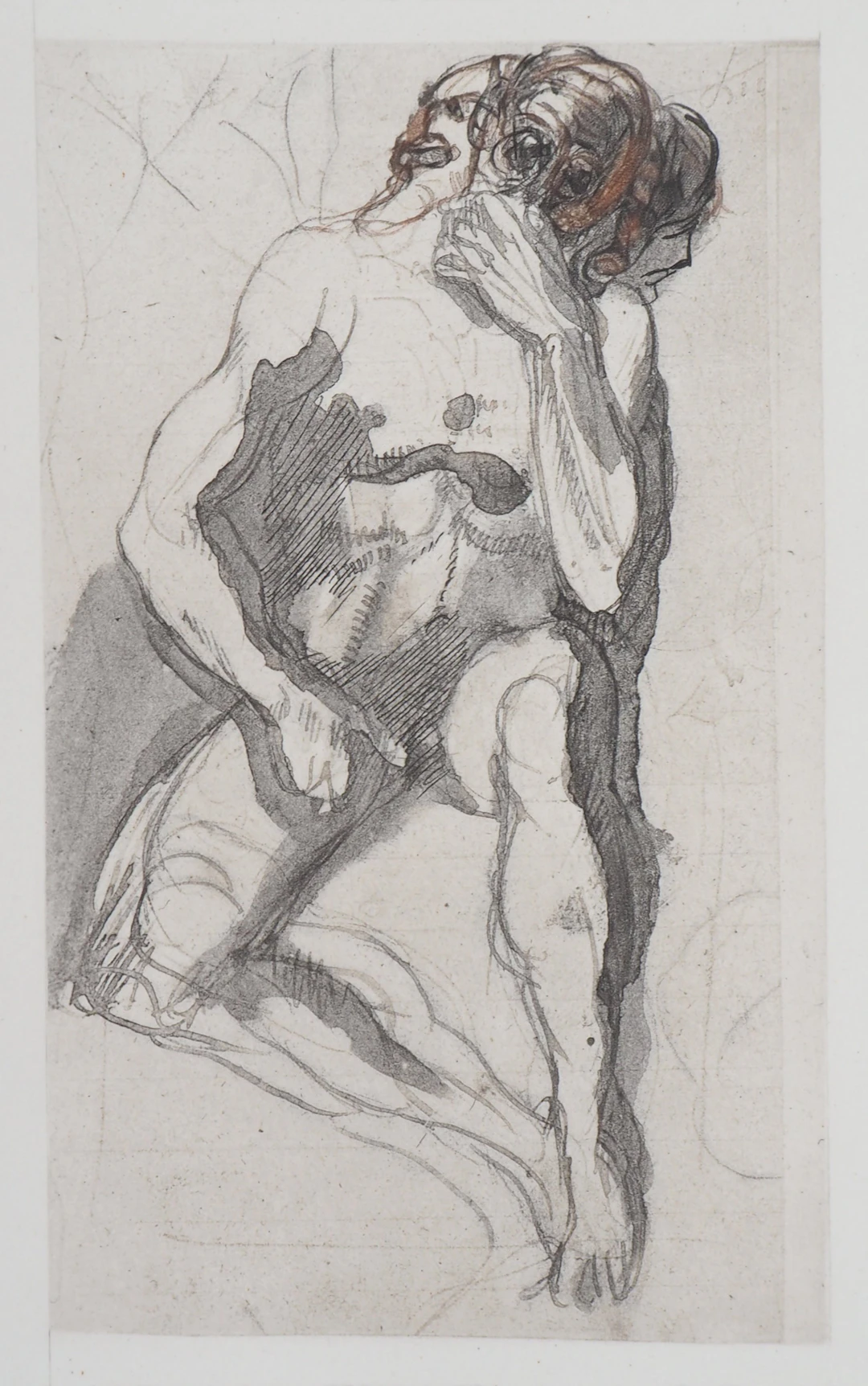 Auguste RODIN (d’après) : Cerbère - Gravure