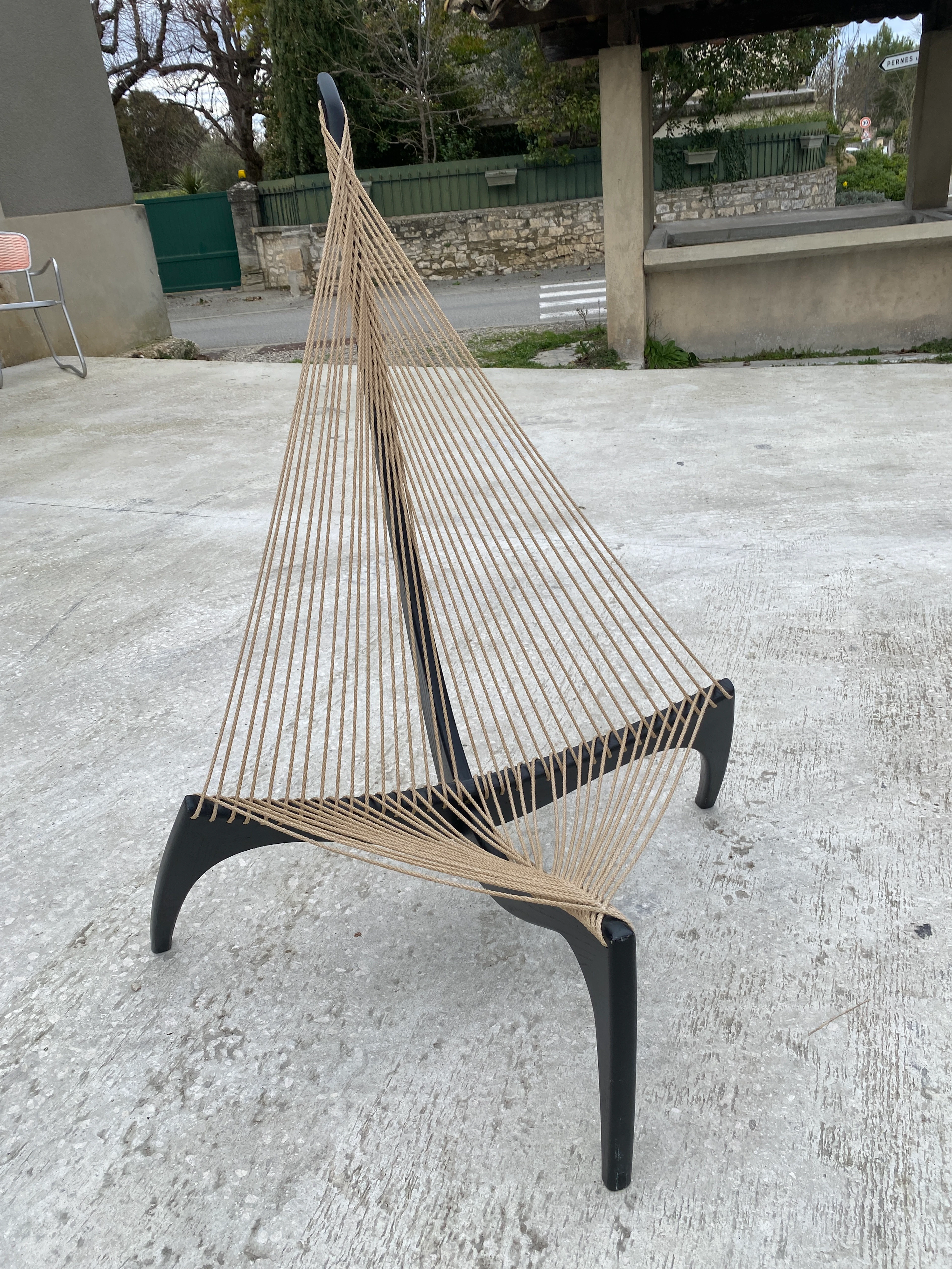 Jorgen Hovelskov - Fauteuil Harpe ou string - édition Mobelhandvaerk. 1963