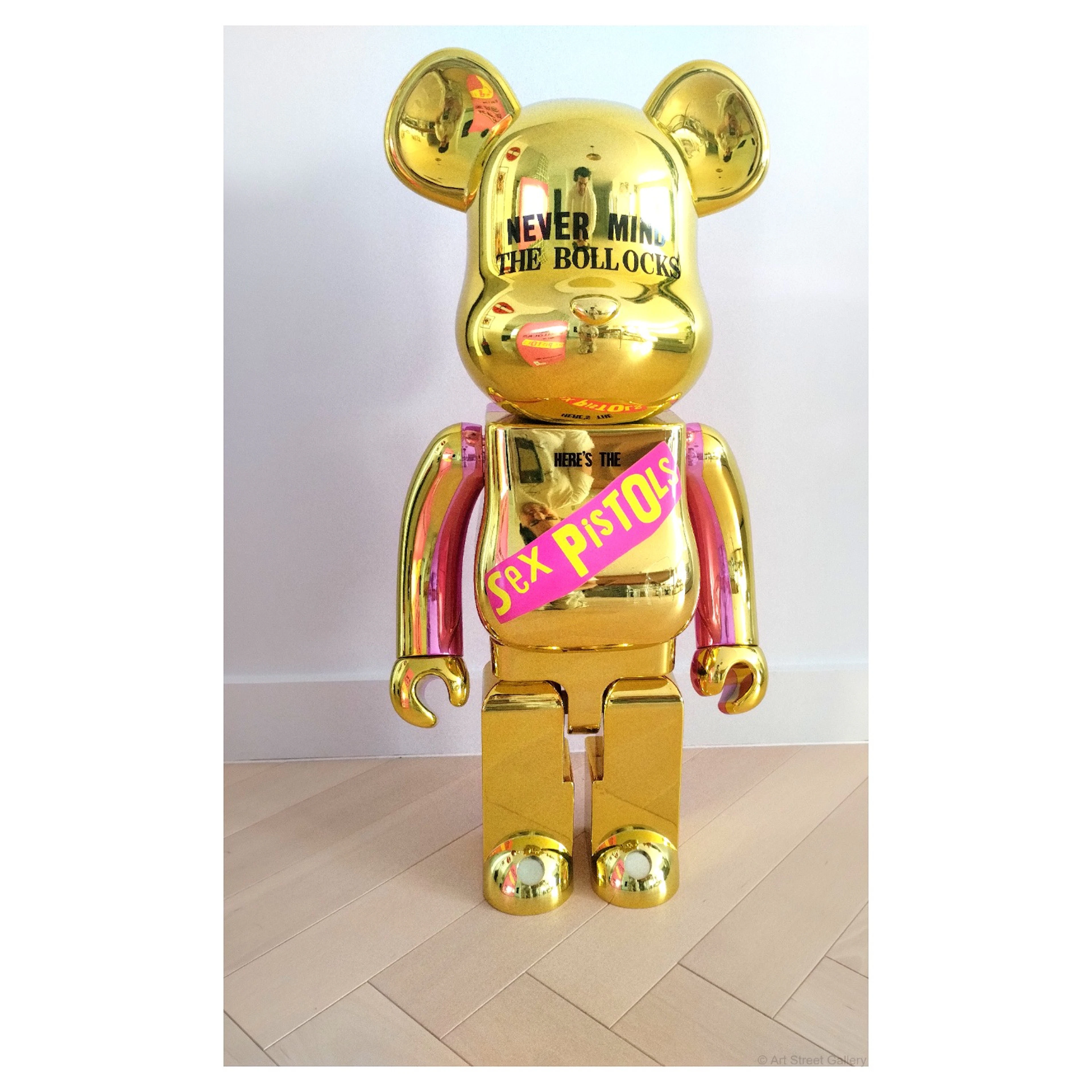 BE@RBRICK - Medicom Toy Sex Pistols - Never Mind The Bollocks - Chrome