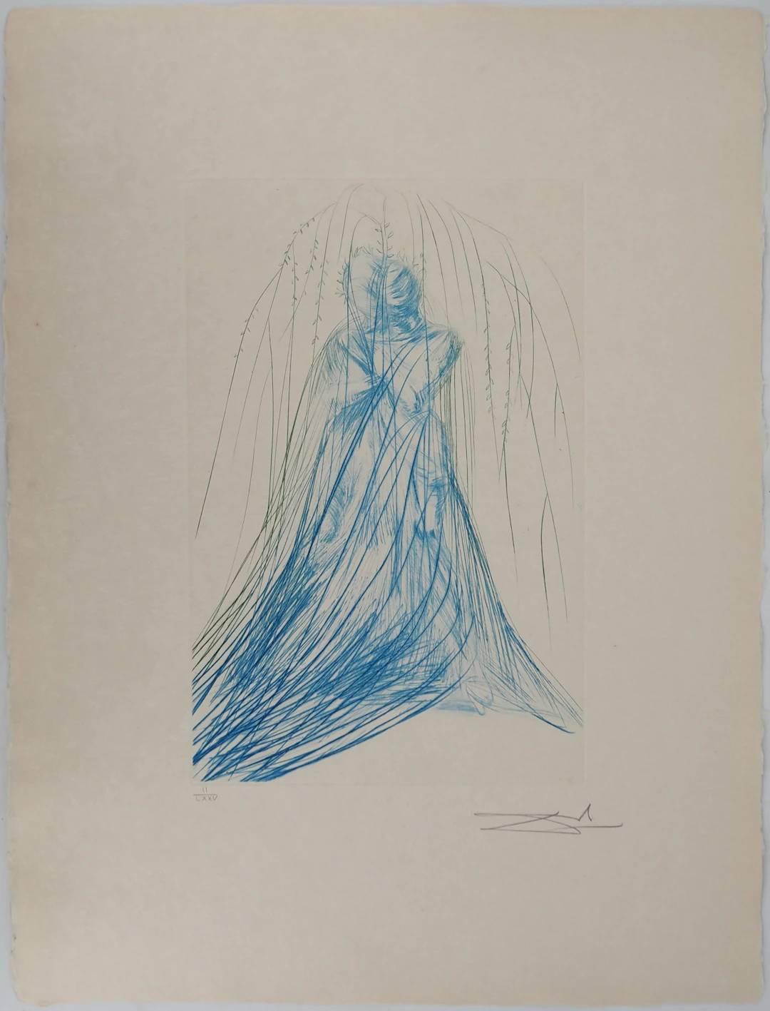 Salvador DALI : Iseult et Brangaine, Gravure originale signée