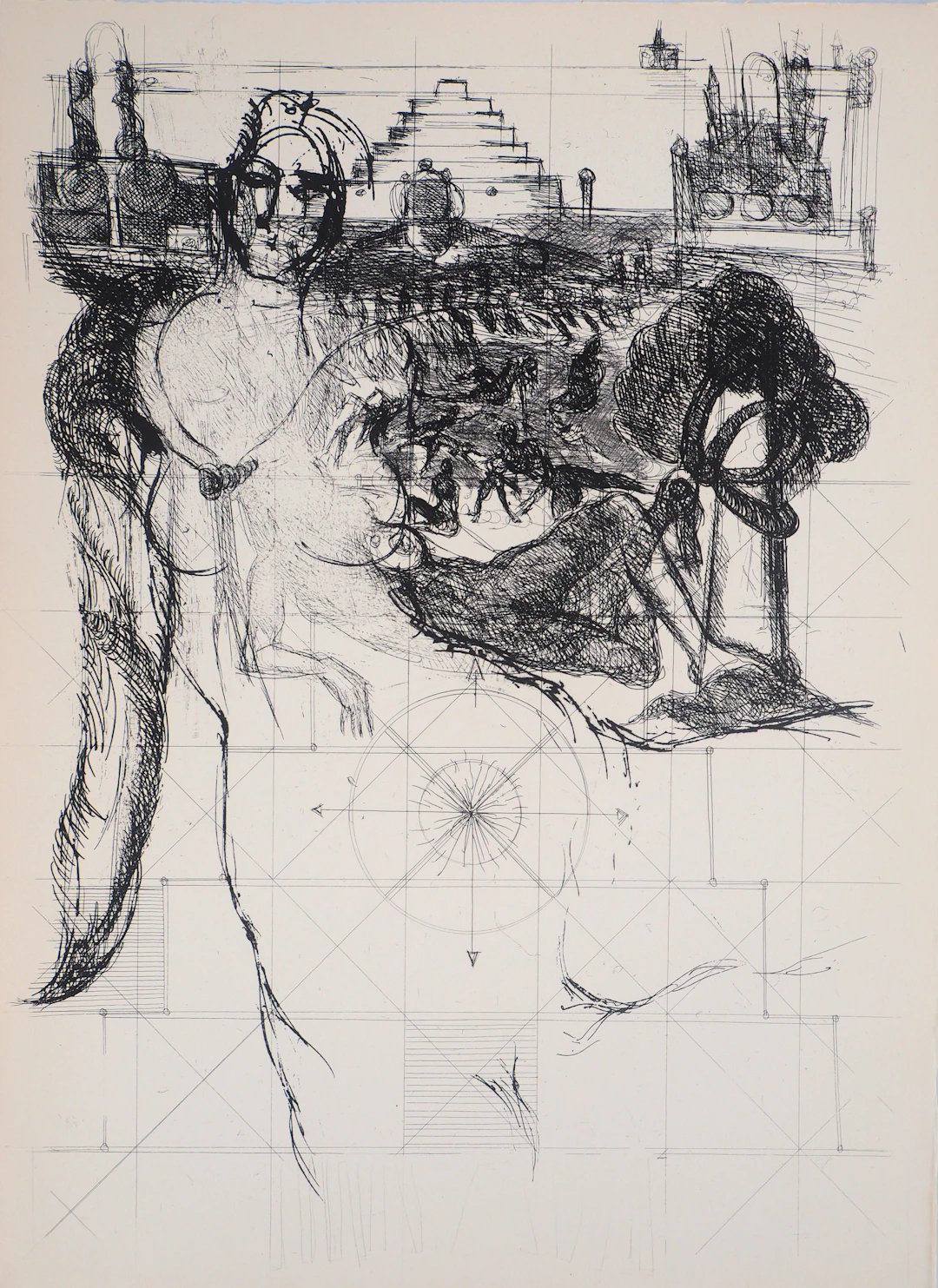 Bernard DUFOUR : Shéhérazade , 1962 - Gravure originale