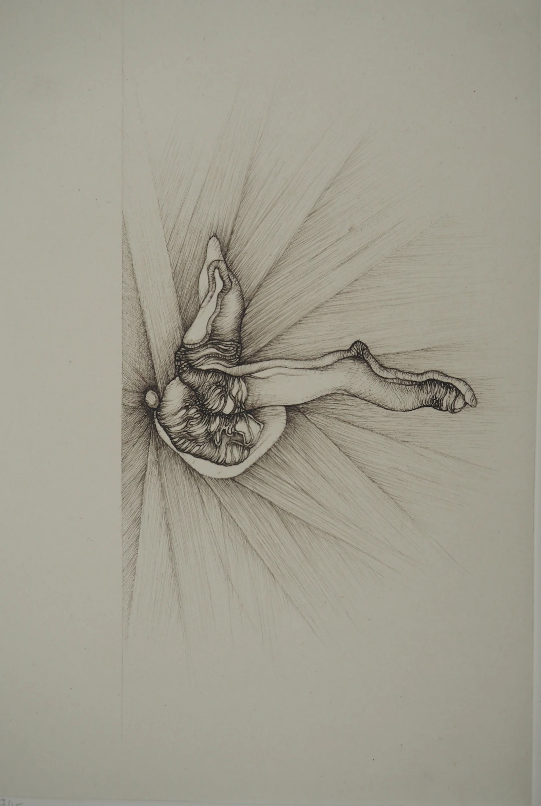 Fred DEUX : Les branches, Gravure originale signée