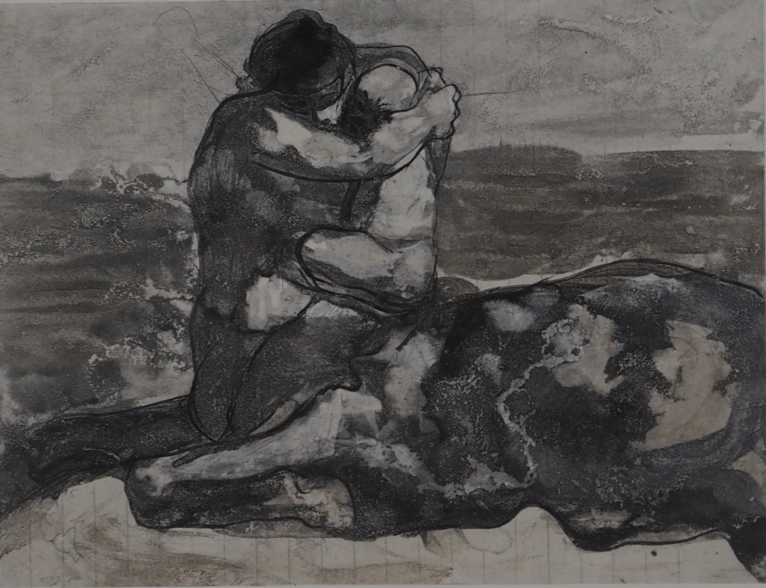 Auguste RODIN : L’étreinte, Gravure
