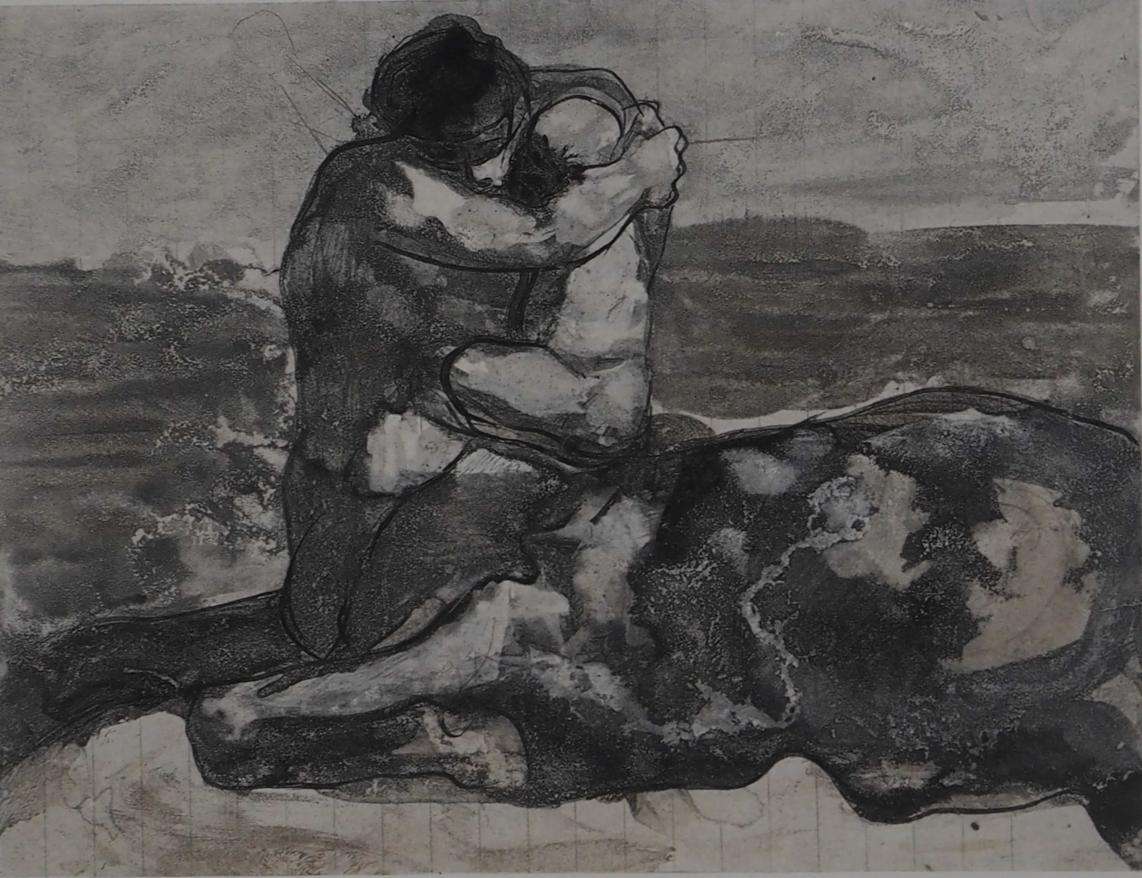 Auguste RODIN : L’étreinte, Gravure
