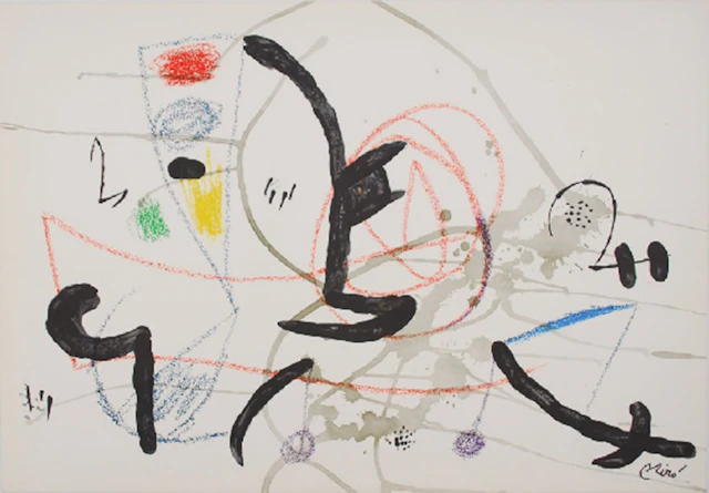 Joan Miró - Maravillas con variaciones acrosticas 11, 1975, Lithographie