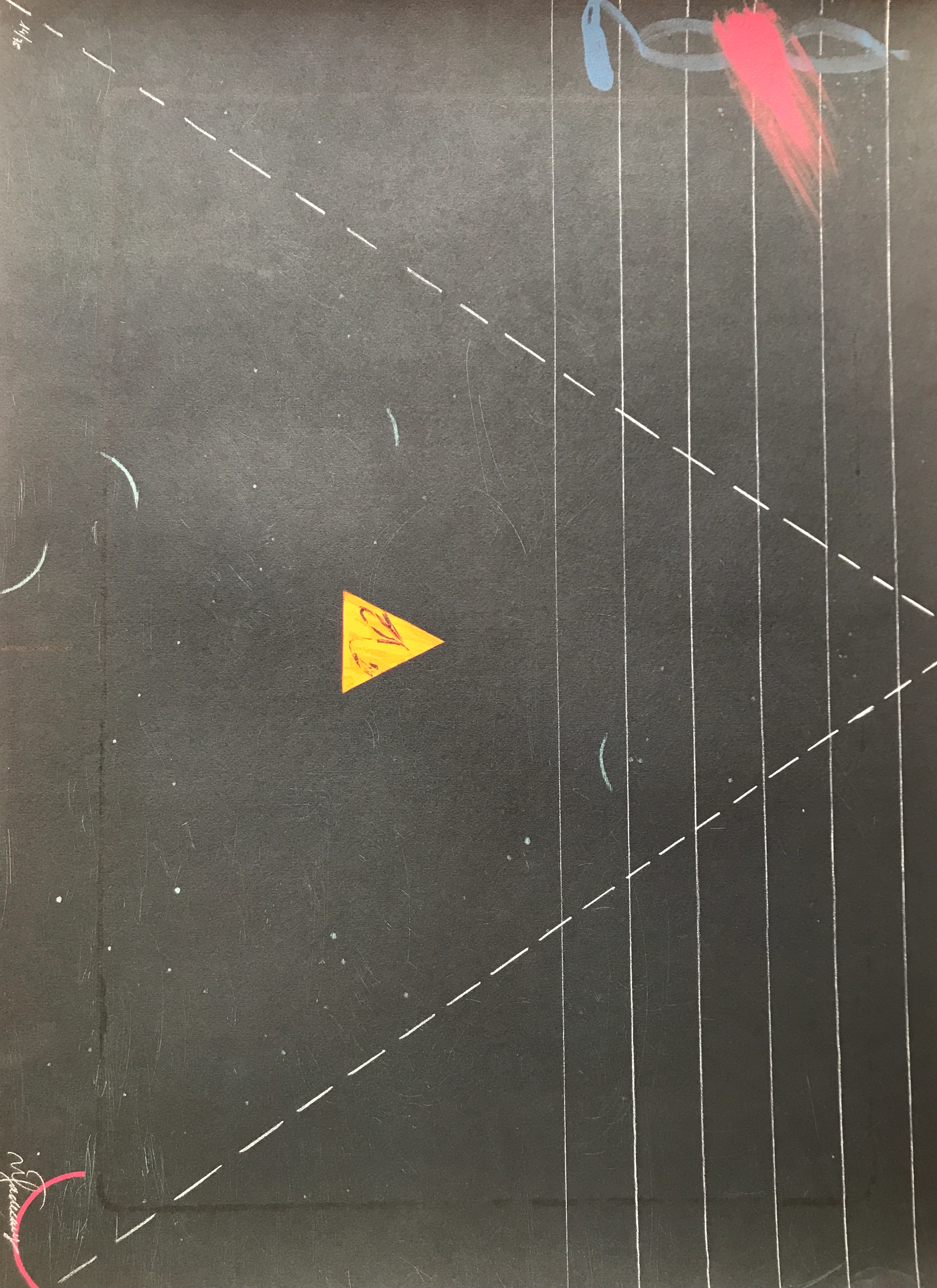 Joan-Pere VILADECANS - Entrebanc 1, 1975 - Lithographie signée au crayon
