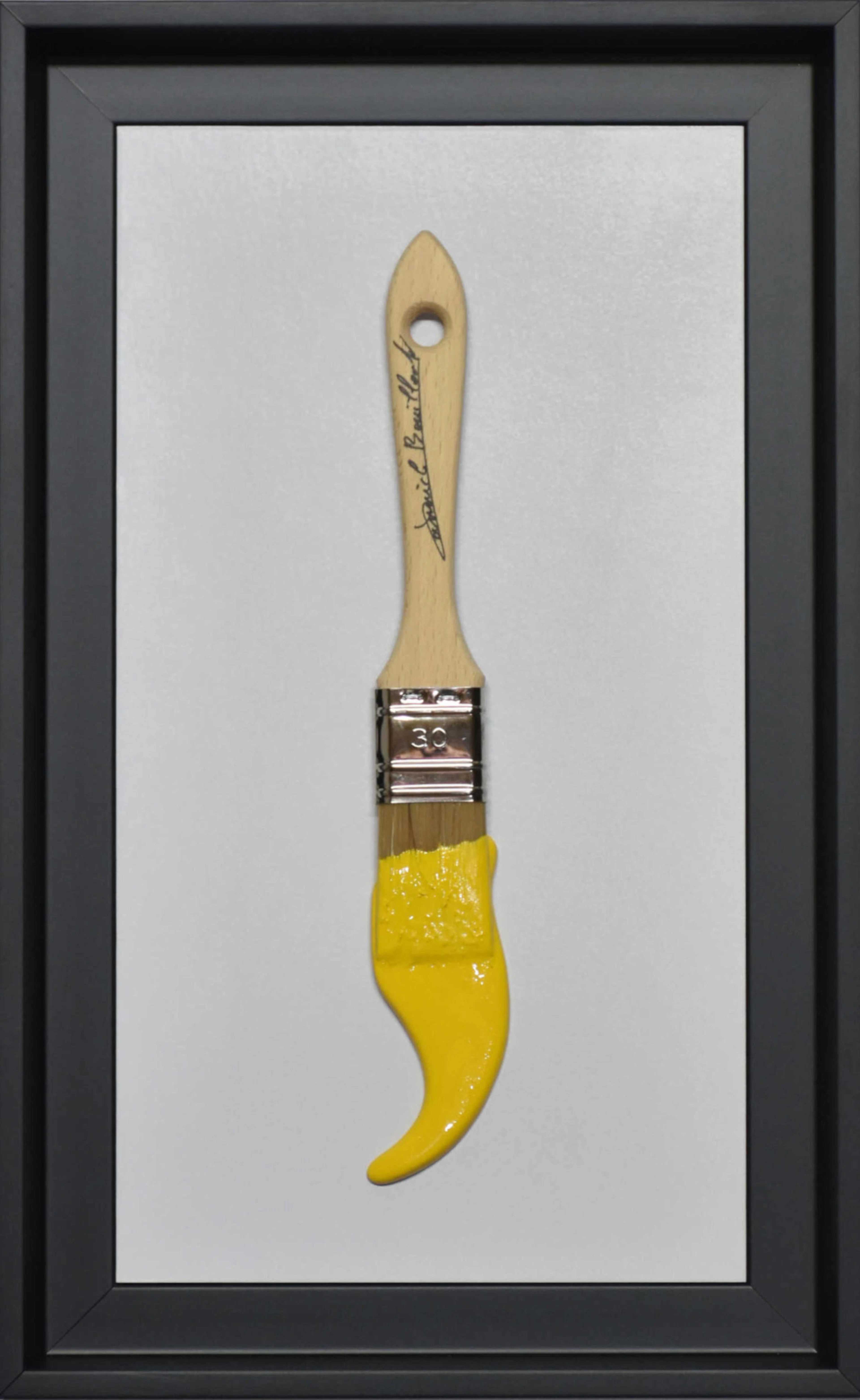 Yannick Bouillault - Painter’s Trophy Yellow - Résine Peinte