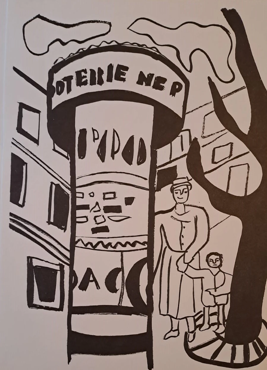 Fernand Léger (d’après) - La colonne Morris - Lithographie offset