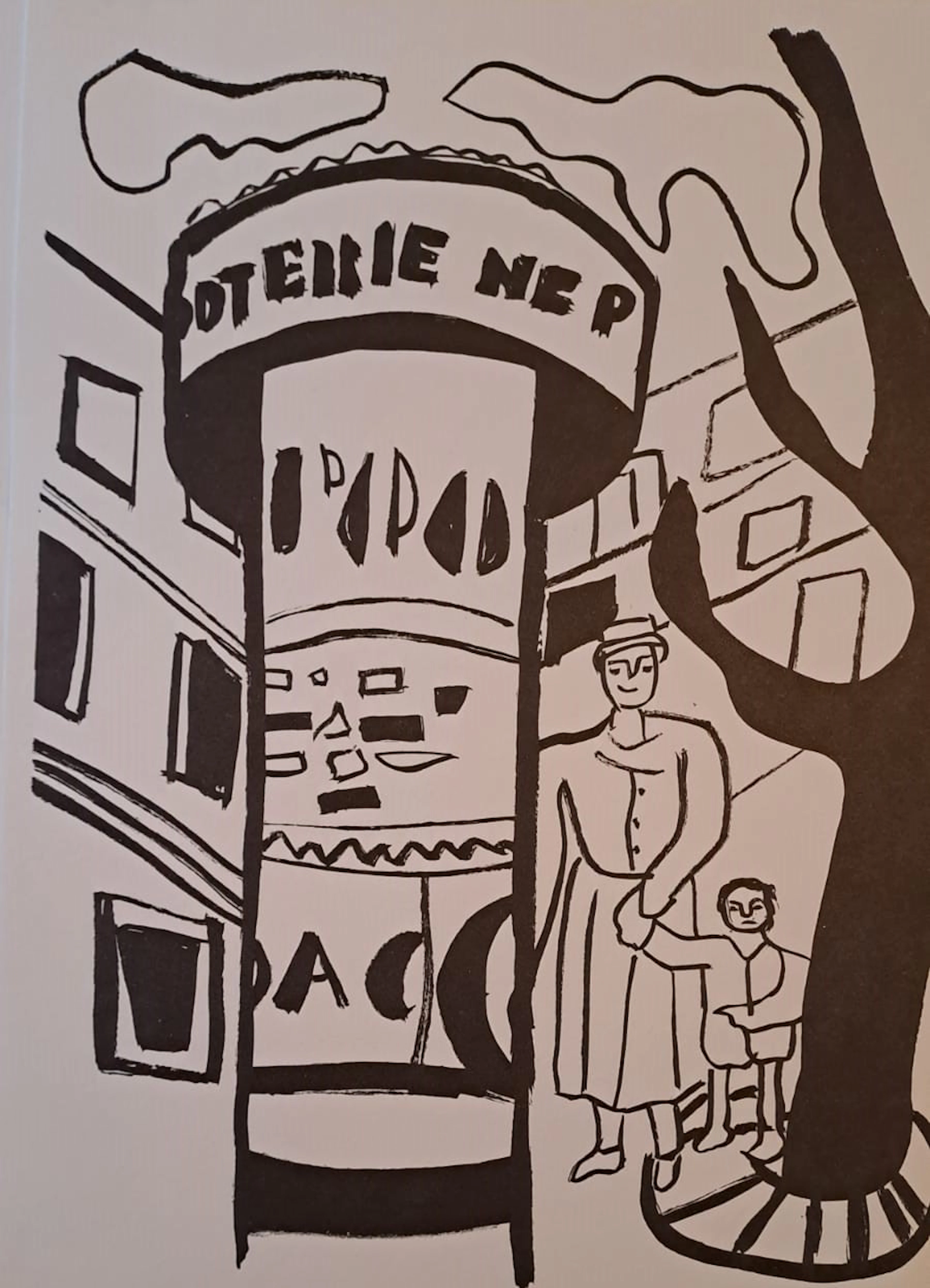 Fernand Léger (d’après) - La colonne Morris - Lithographie offset