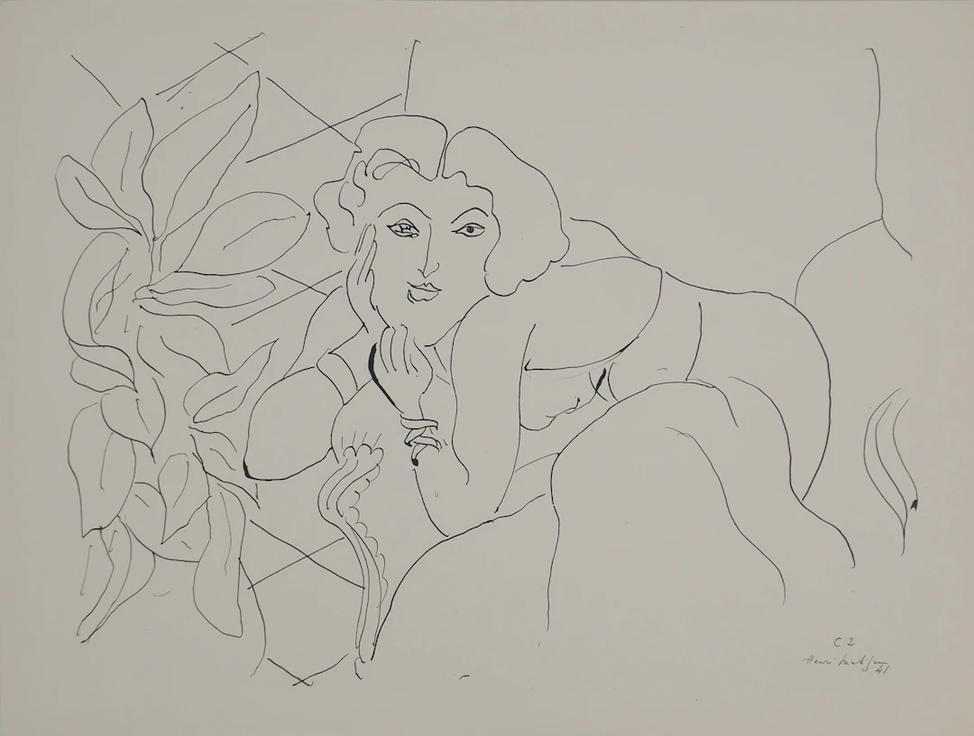 Henri MATISSE : Après-midi d’été, Lithographie signée