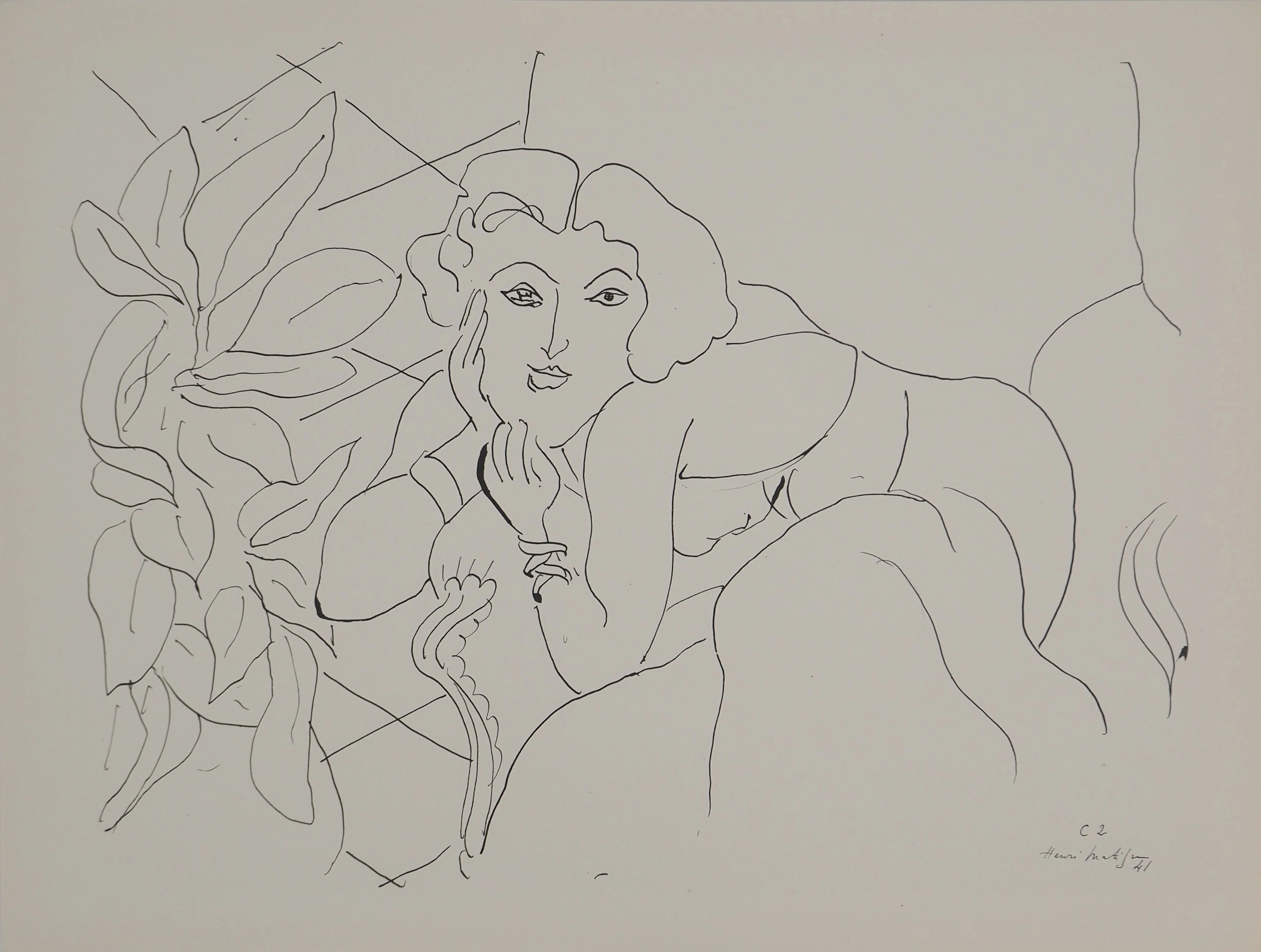 Henri MATISSE : Après-midi d’été, Lithographie signée