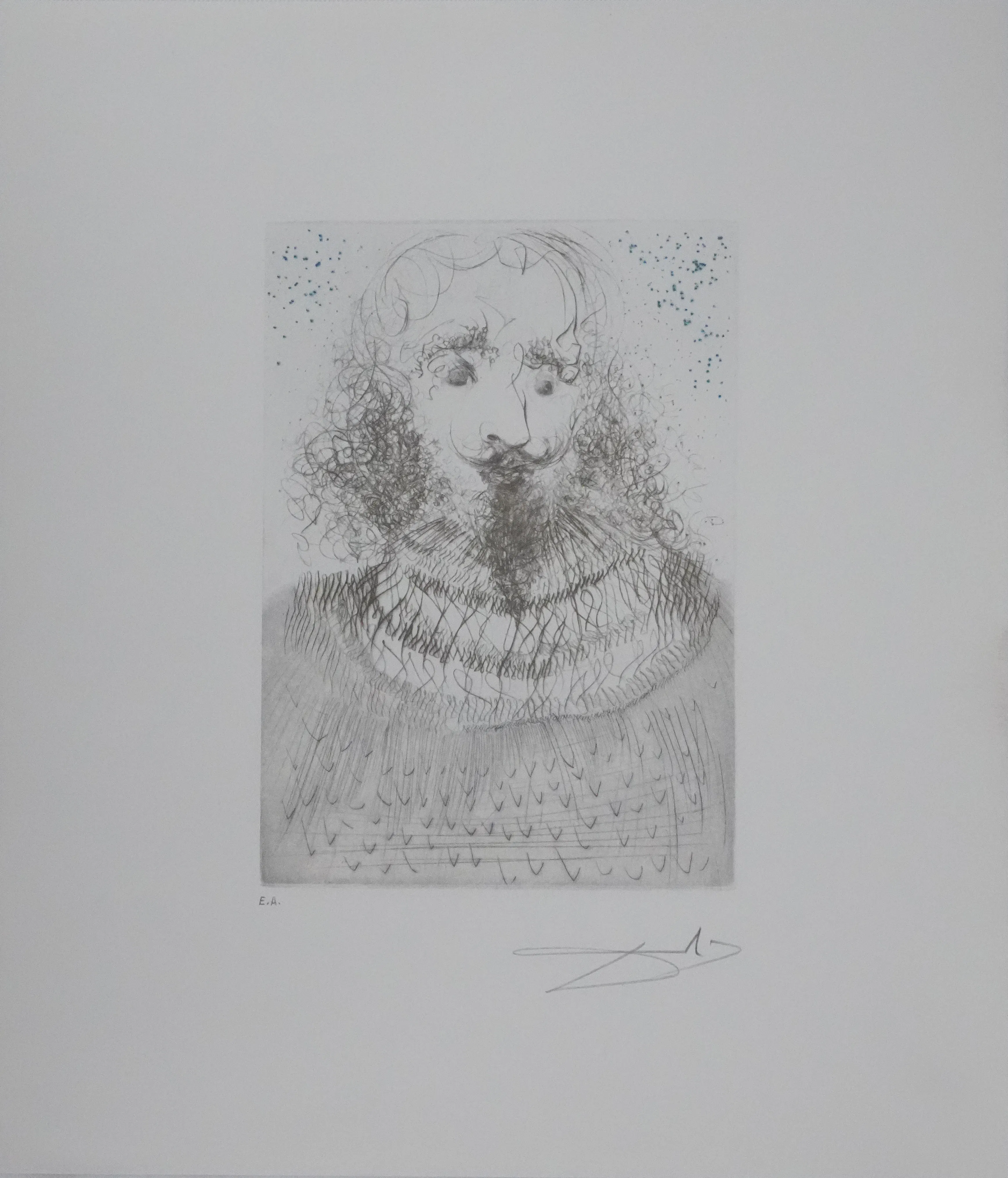 Salvador Dali - William Shakespeare- Héliogravure signée