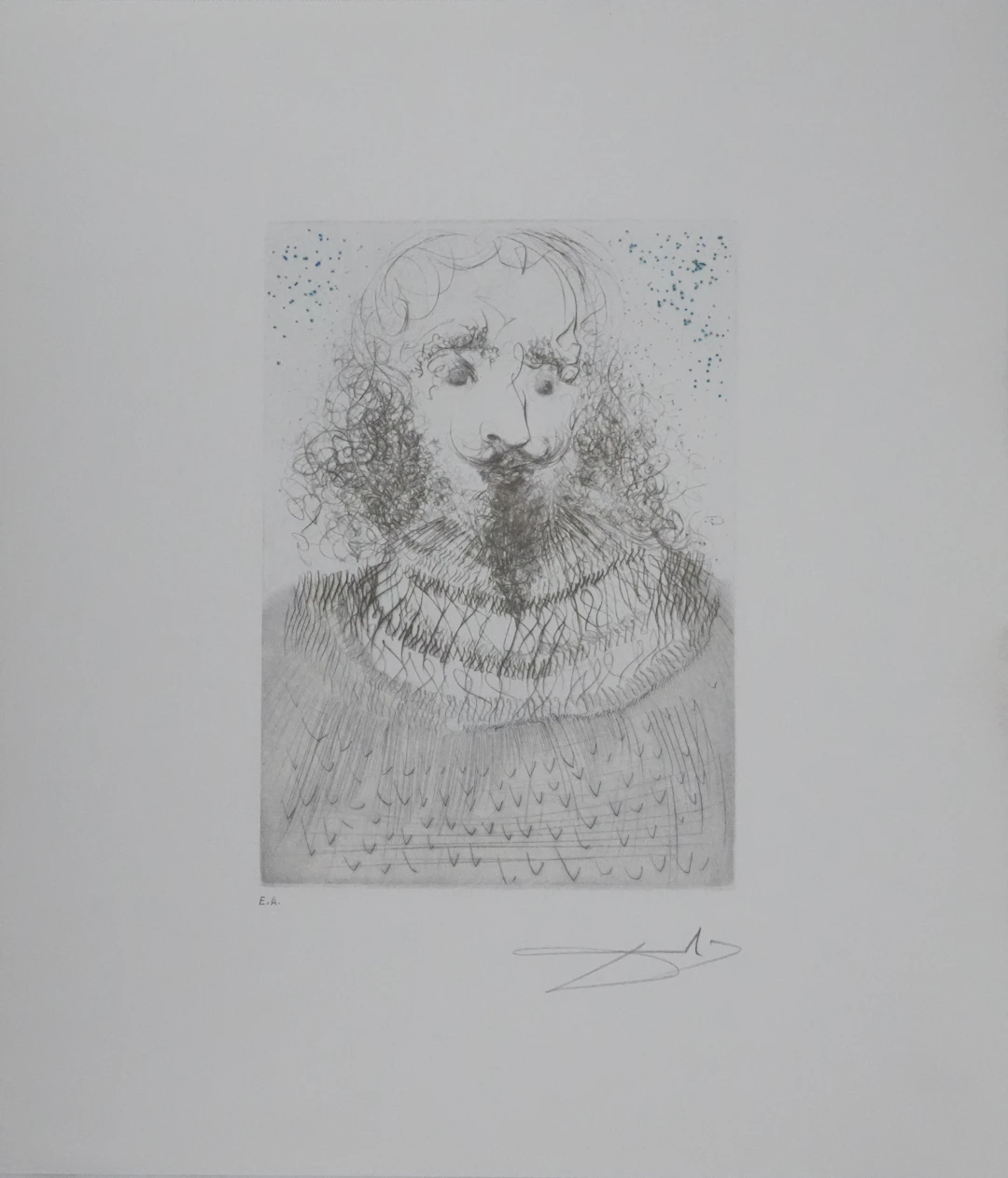 Salvador Dali - William Shakespeare- Héliogravure signée