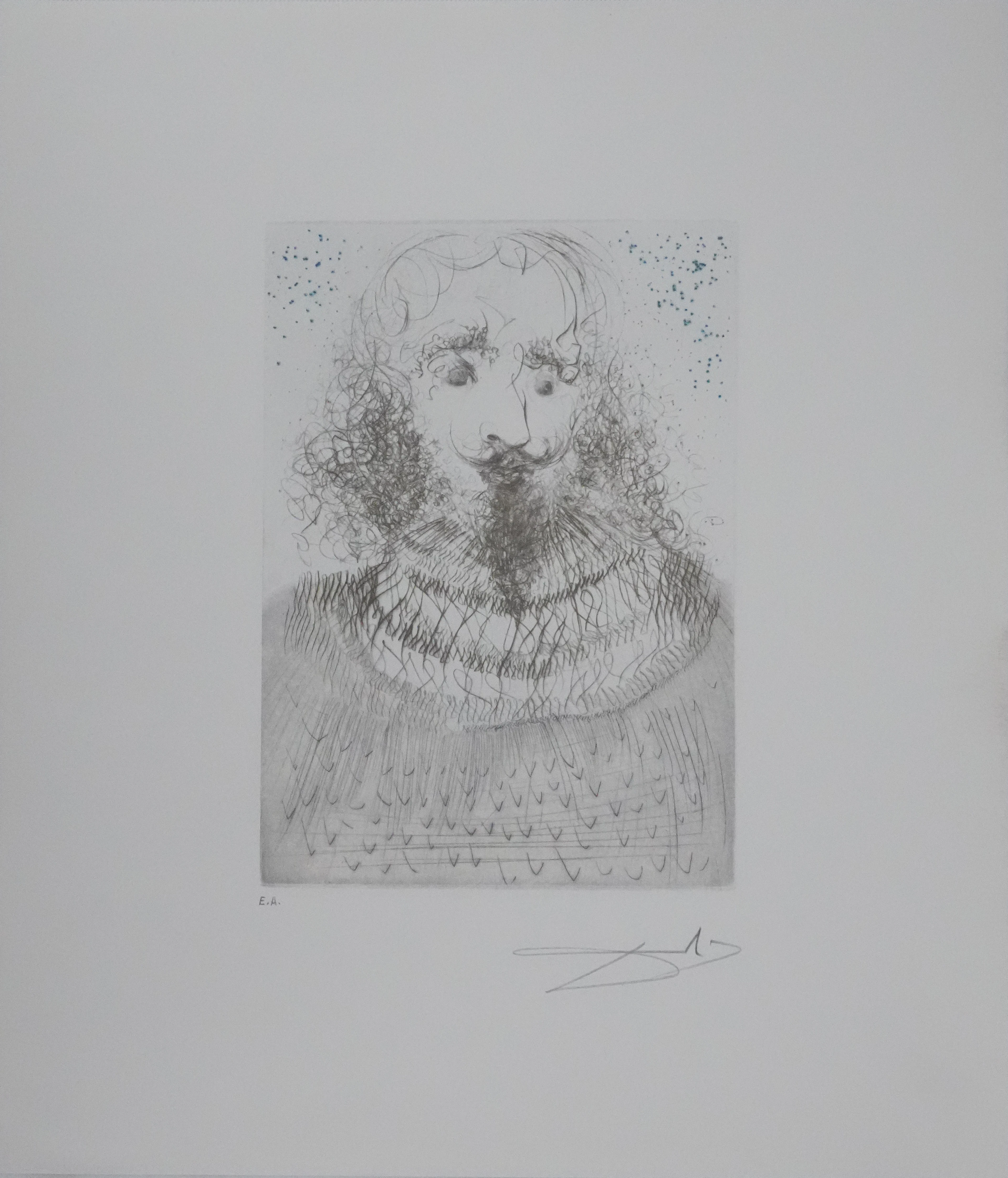 Salvador Dali - William Shakespeare- Héliogravure signée