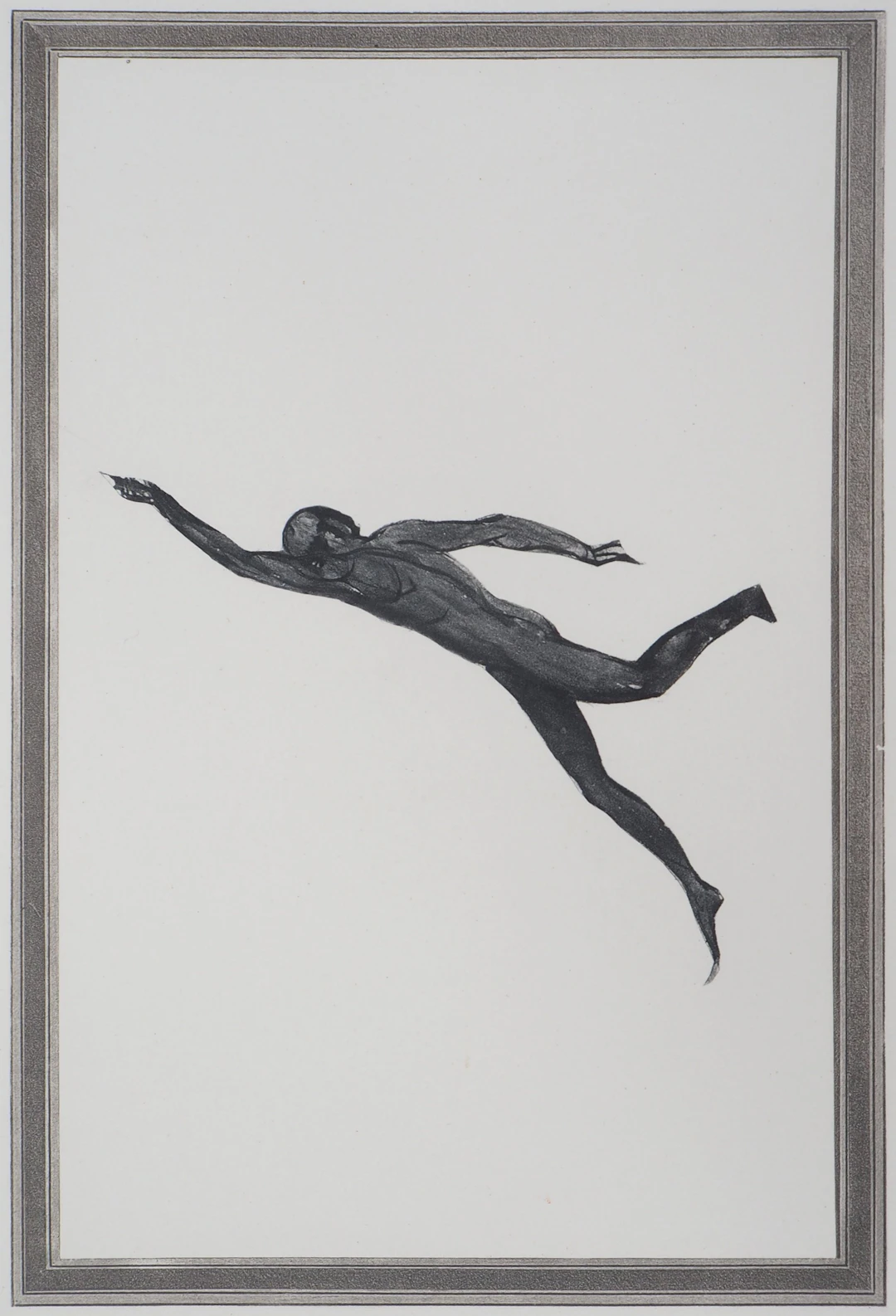 Auguste RODIN (d’après) : Démon dans l’espace - Gravure