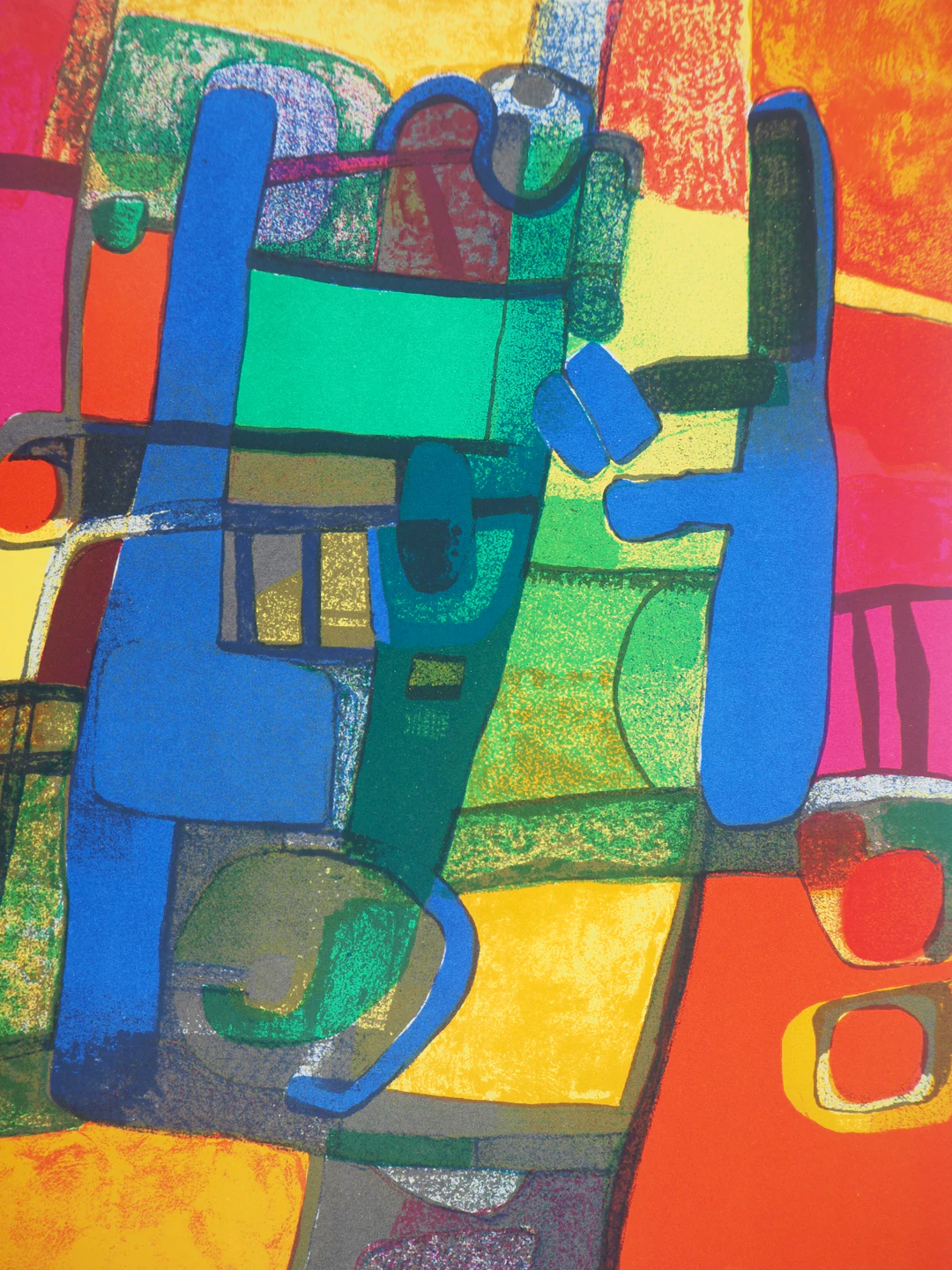 Maurice Estève - Printemps - Lithographie originale, 1969