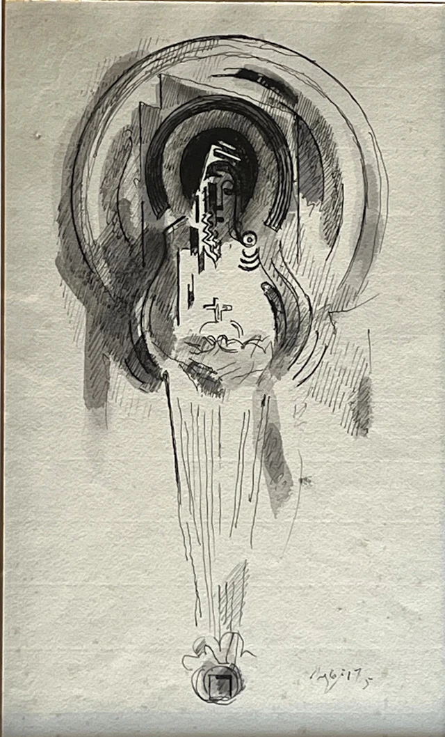 Albert GLEIZES - Étude pour les Pensées de Blaise Pascal, circa 1948