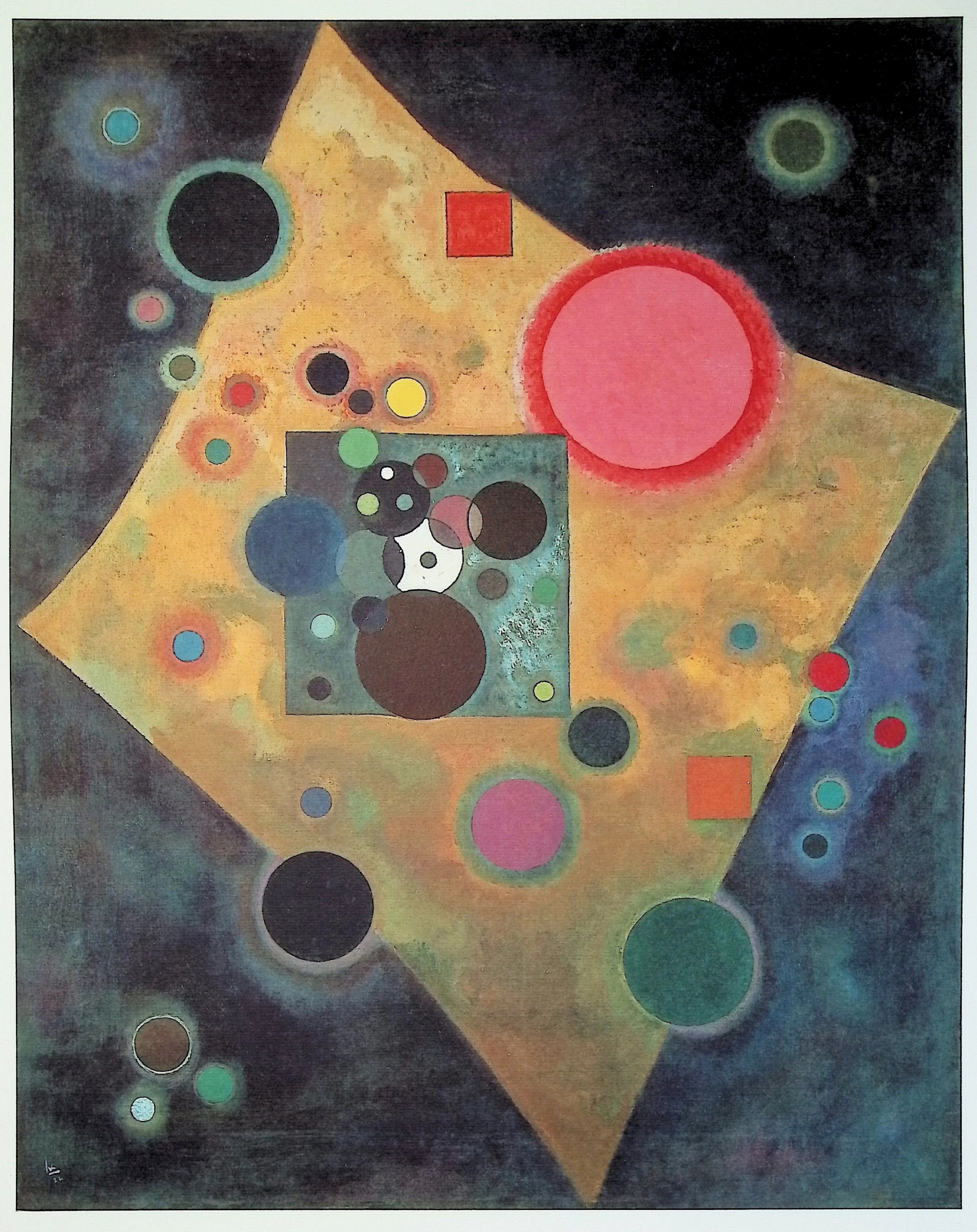 Vassily KANDINSKY : Accent en rose - Lithographie signée