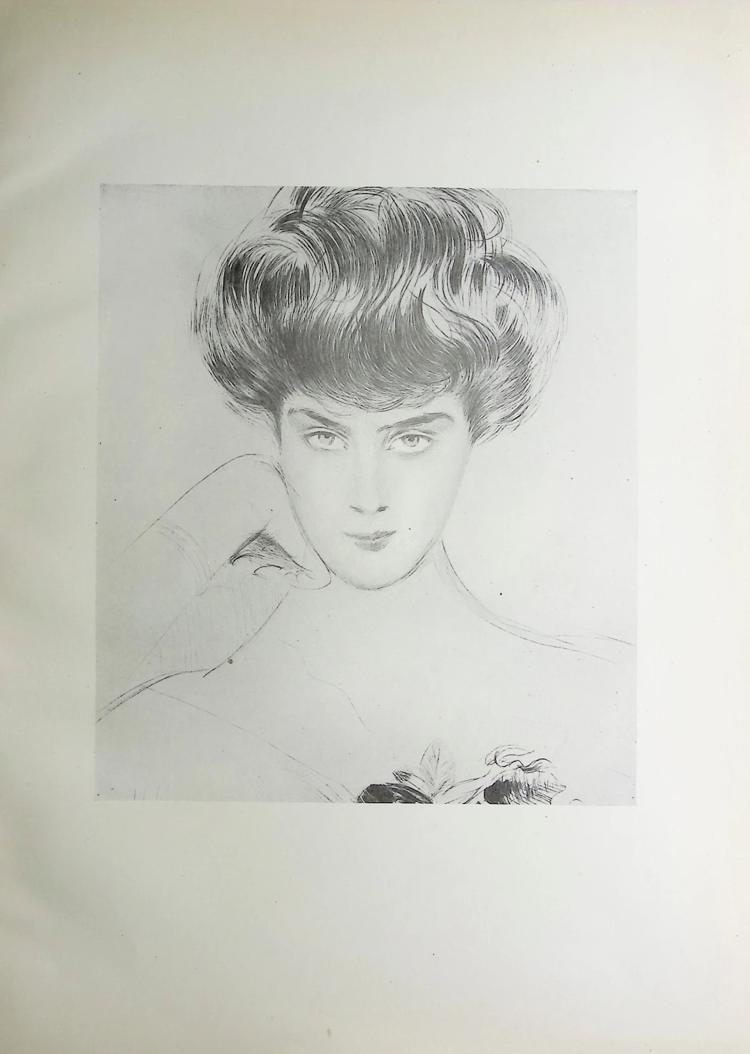 Paul César HELLEU : Le Sphynx, Héliogravure