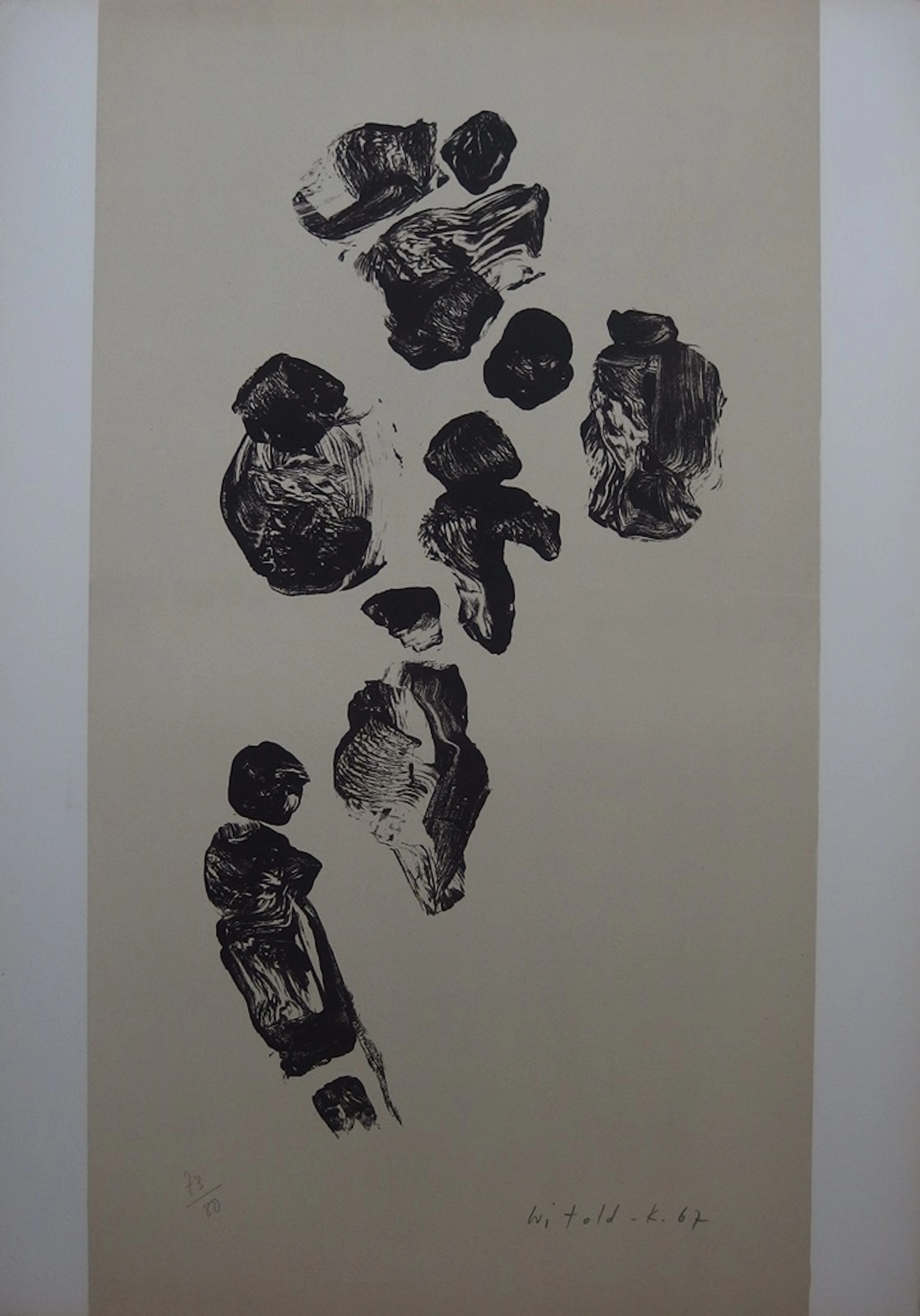 WITOLD-K - Le défilé - Lithographie originale signée