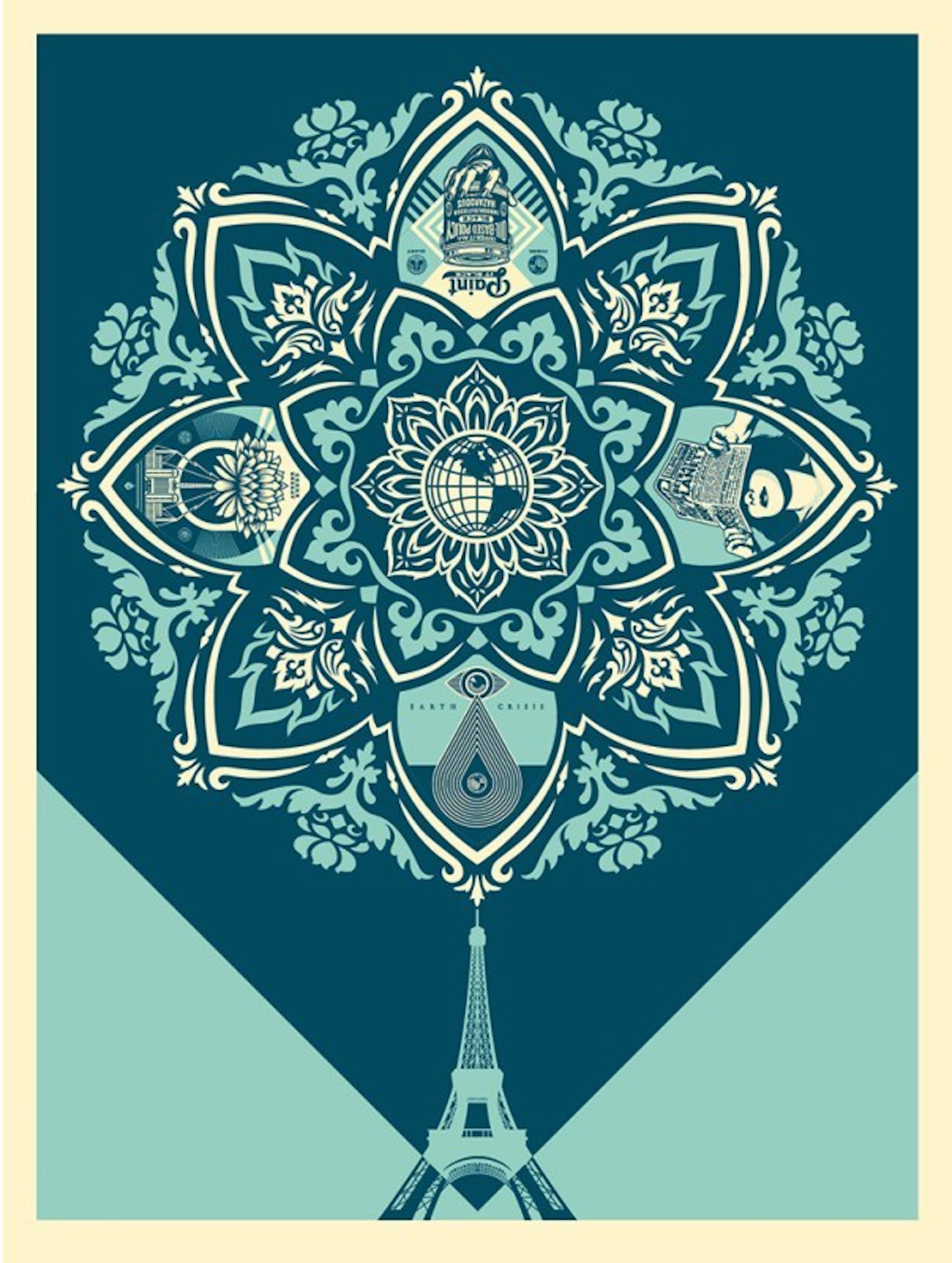 Shepard FAIREY (Obey) - Delicate Balance, 2015 - Sérigraphie signée