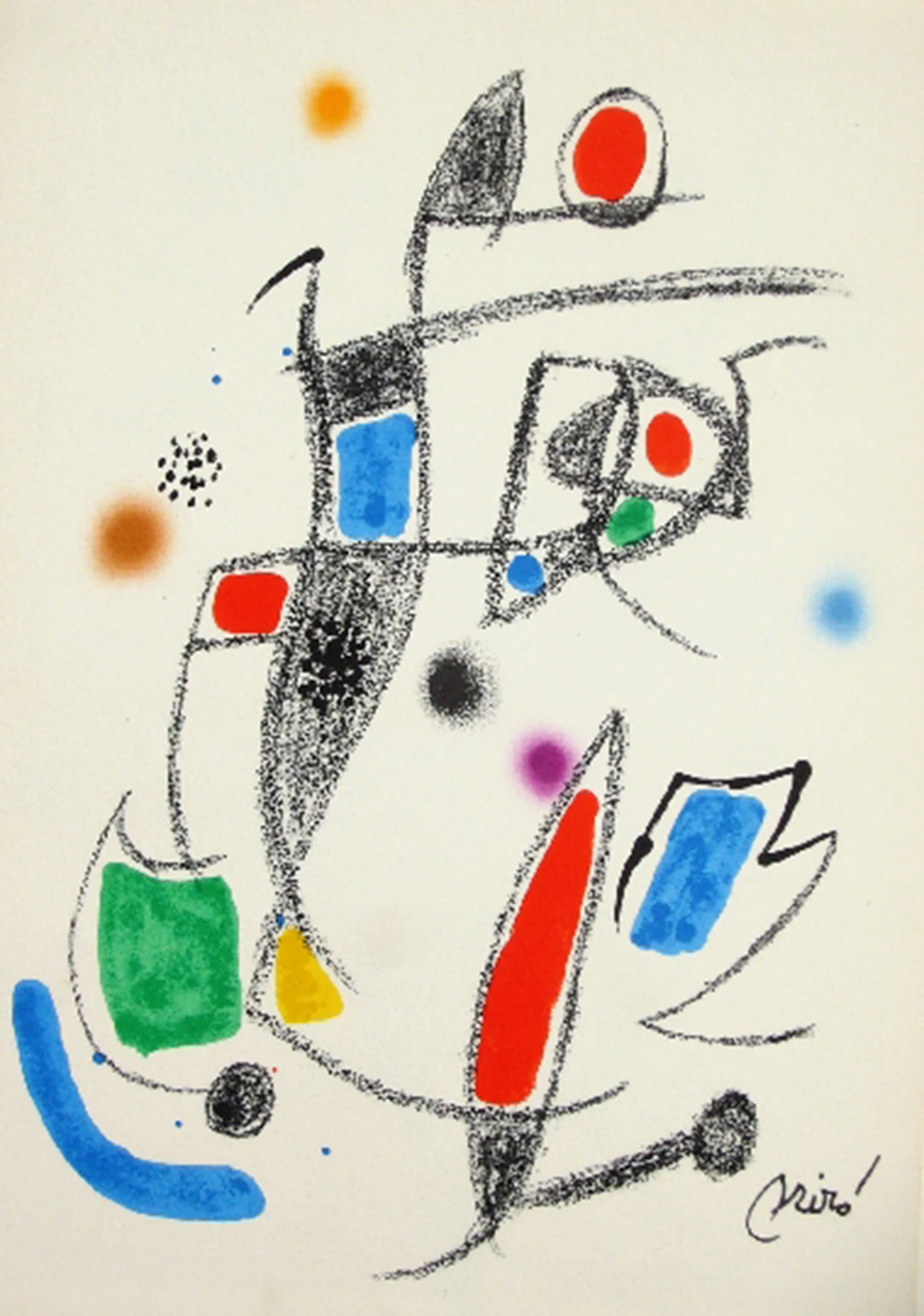 Joan Miró - Maravillas con variaciones acrosticas 10, 1975, lithographie