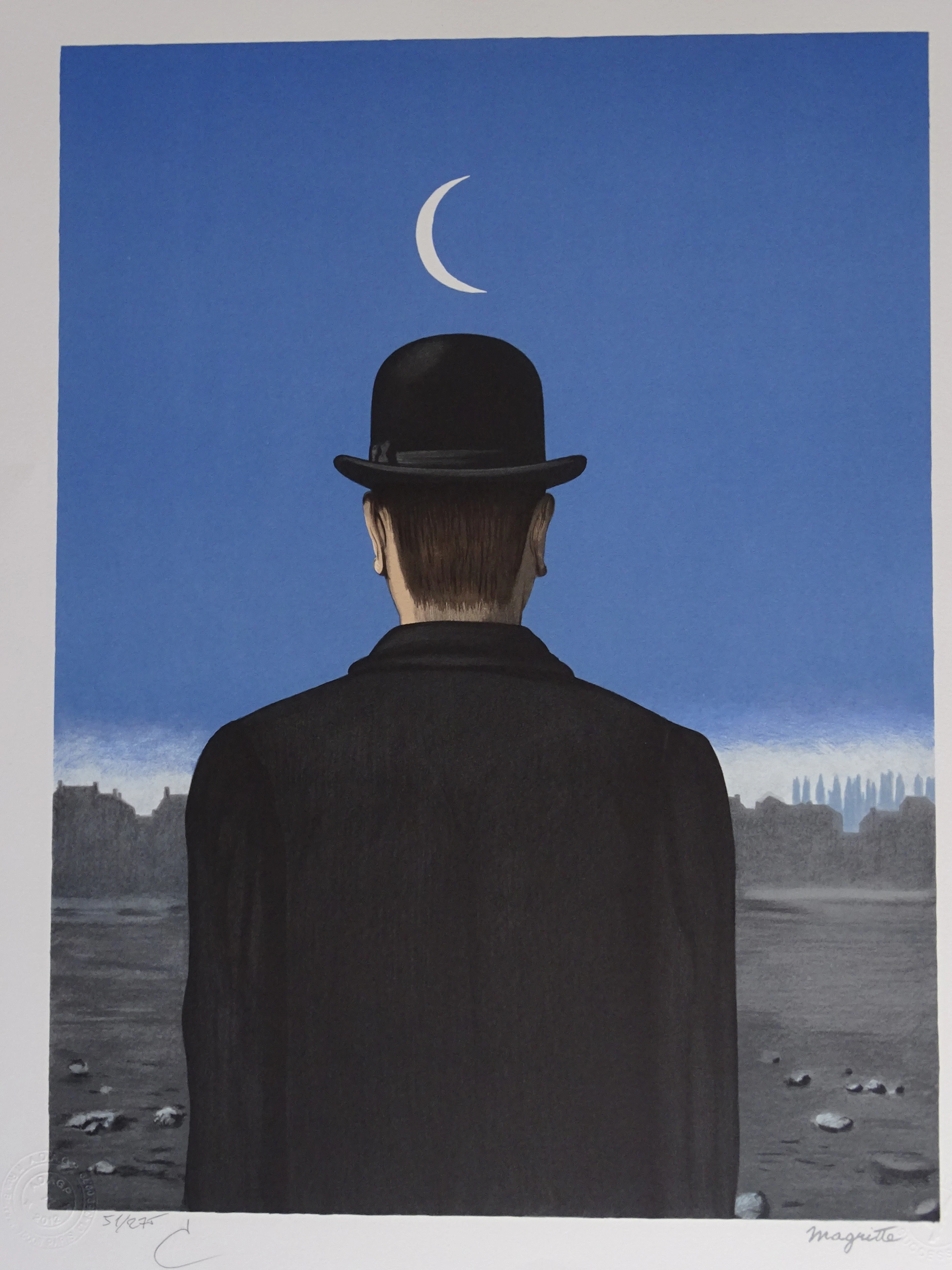 René MAGRITTE - Le Maître d’école - Lithographie - 2010