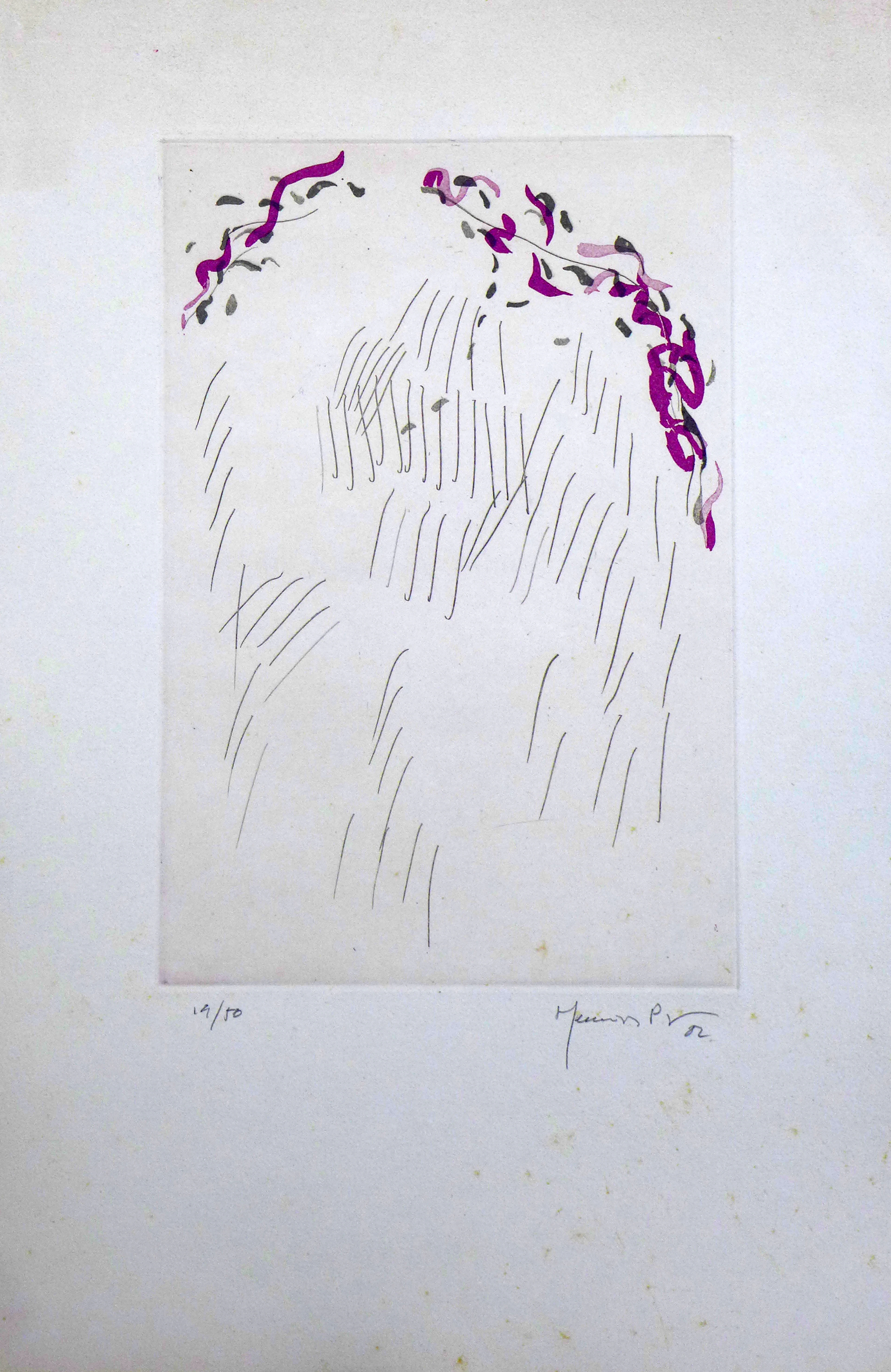 Joan PIJUAN HERNANDEZ - PL 3, 1982, Gravure signée au crayon