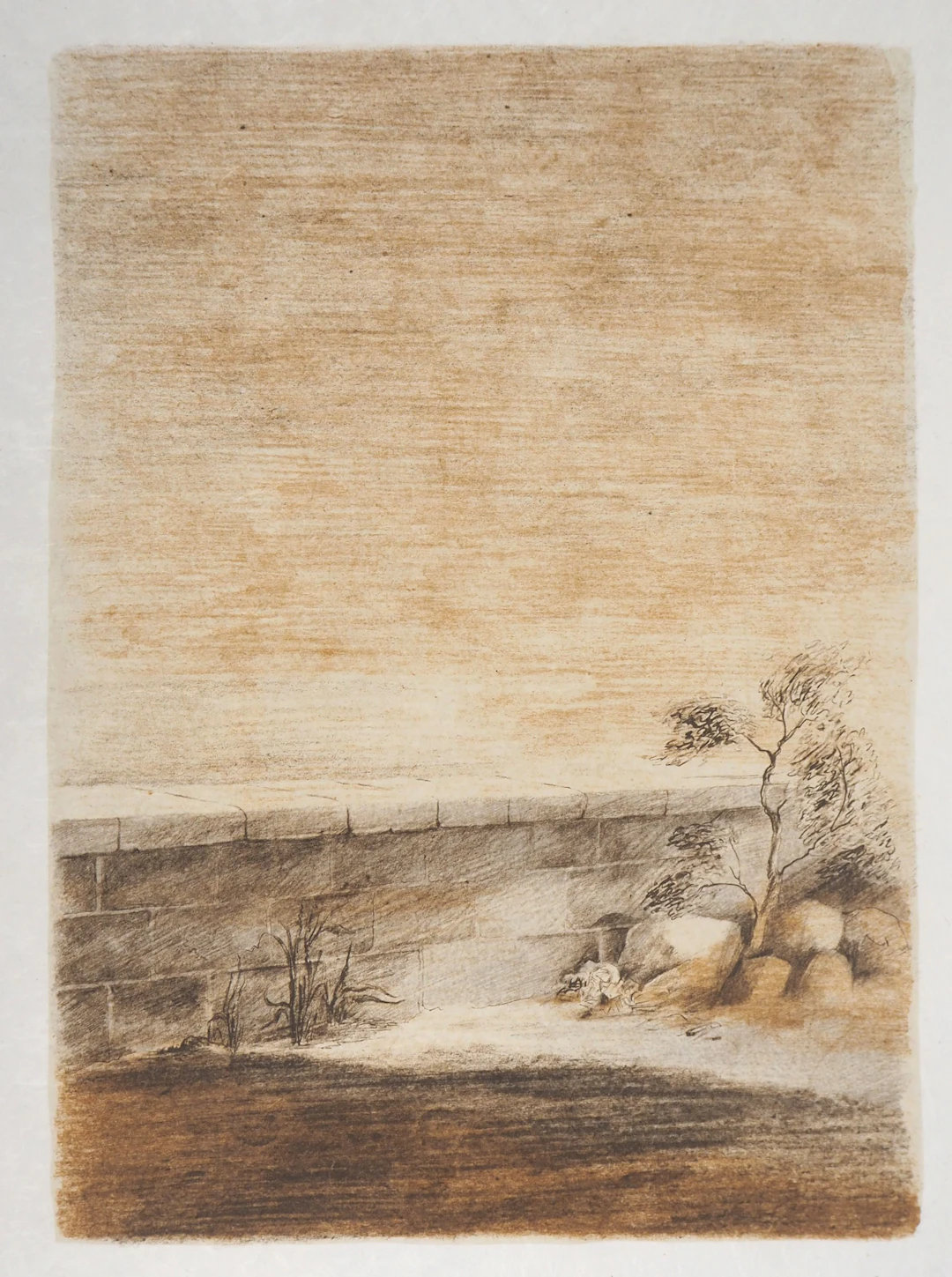 Pierre SKIRA : Crépuscule silencieux - Lithographie originale signée