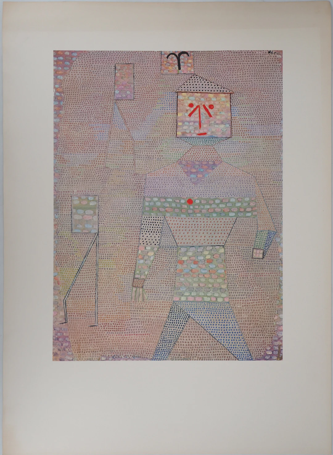 Paul KLEE : Personnage heureux - Lithographie signée