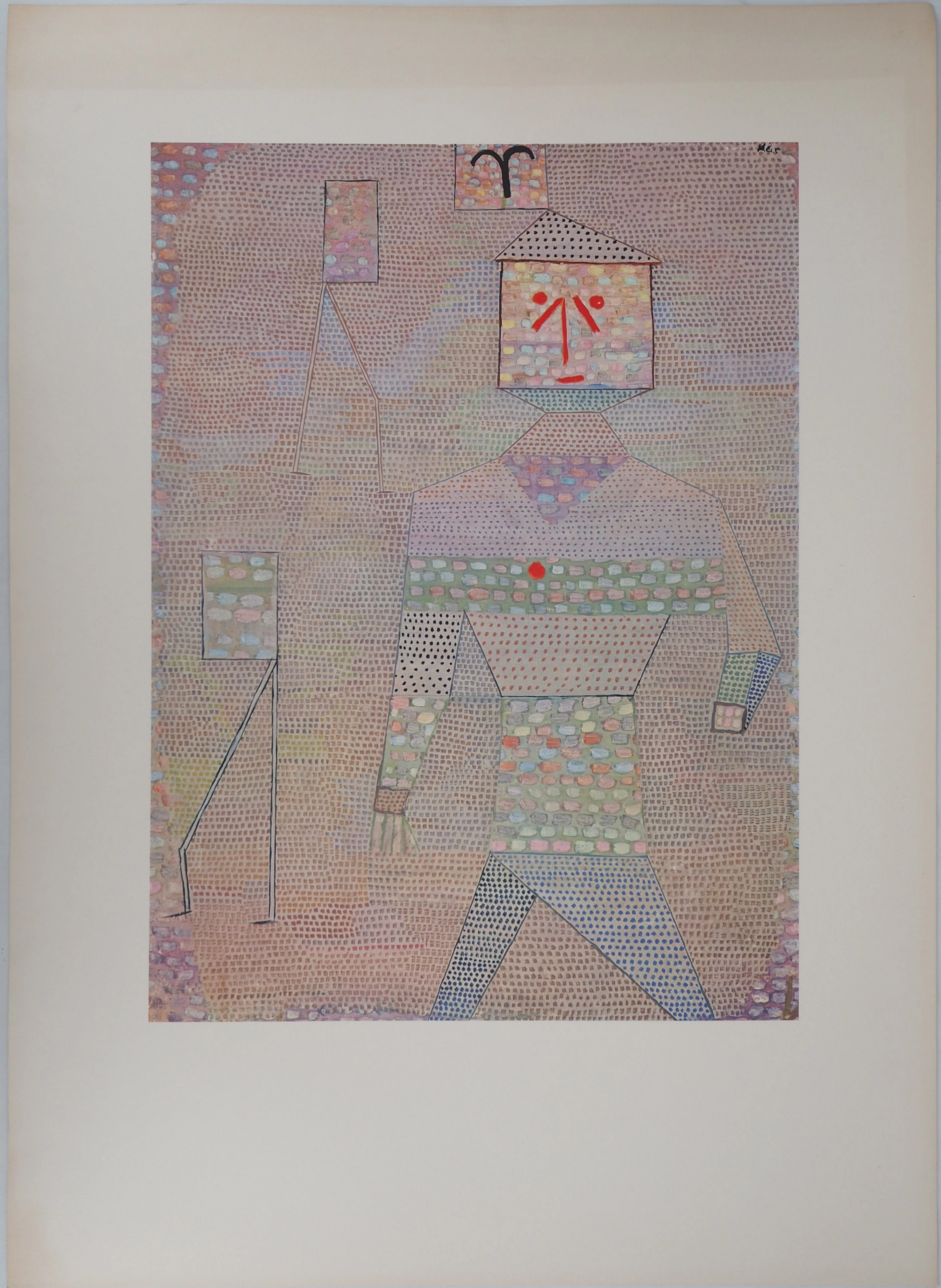 Paul KLEE : Personnage heureux - Lithographie signée