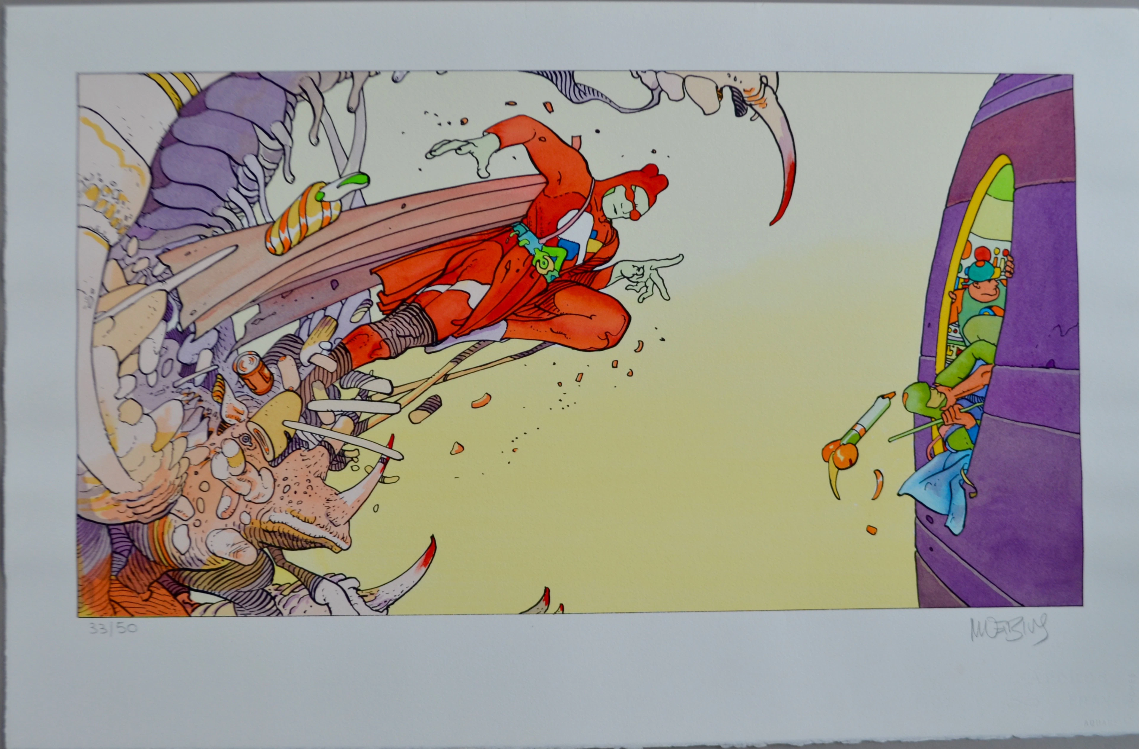 Moebius - Starwatcher : L’ Autre Monde - Pochoir