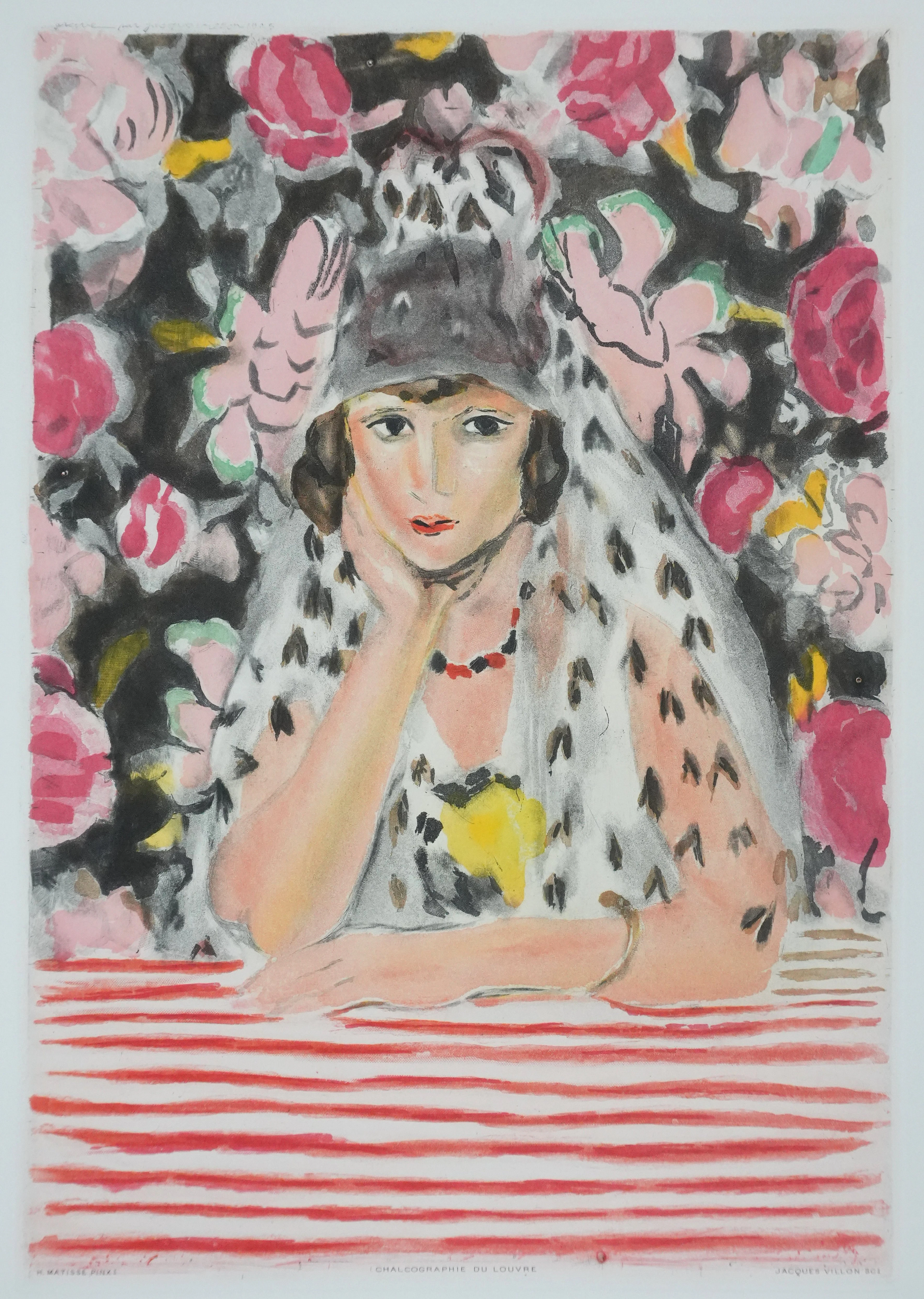 Henri MATISSE : L’Espagnole, Lithographie signée