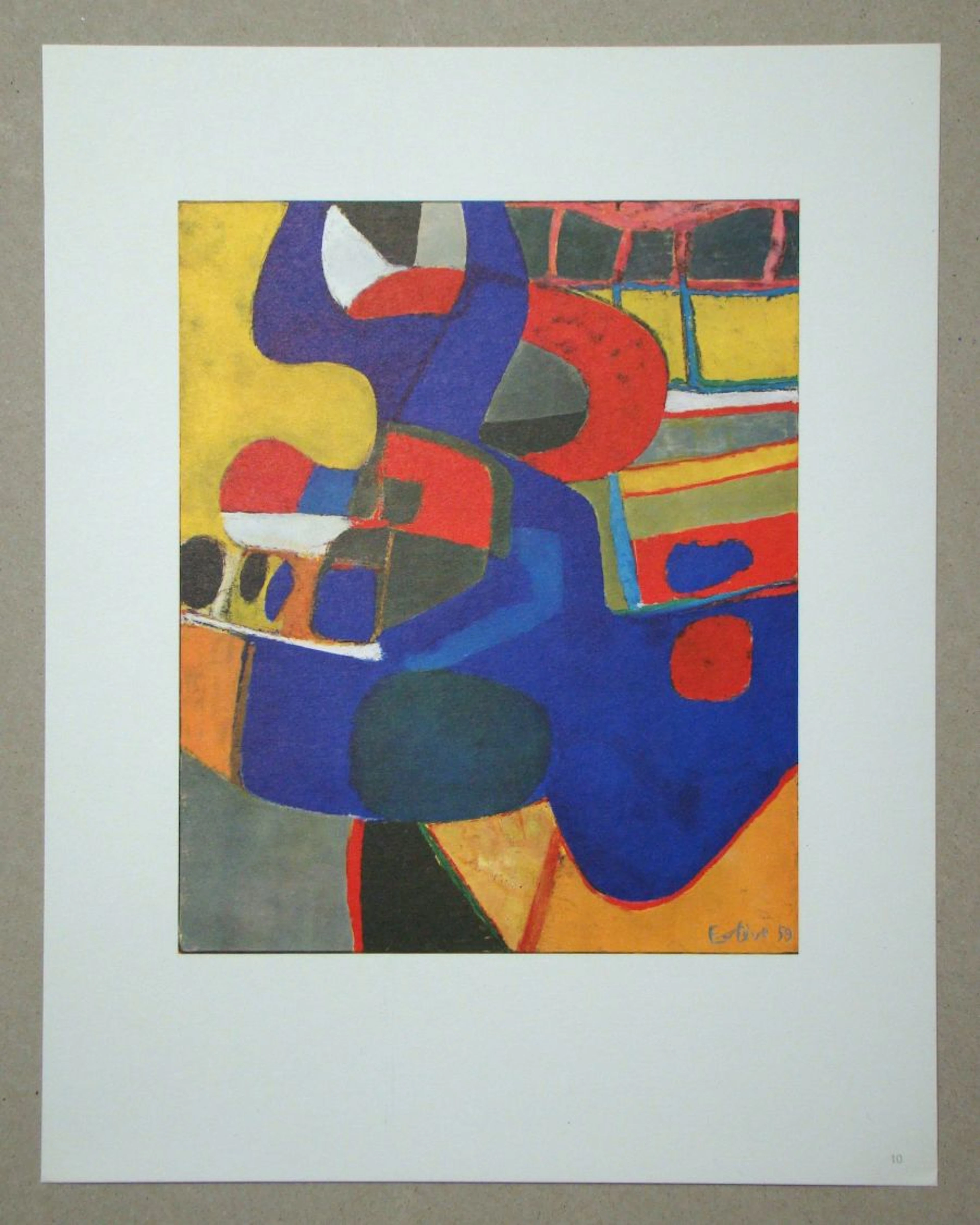 Maurice Esteve (d’après) - Tricornu, 1961 - Lithographie offset signée et datée