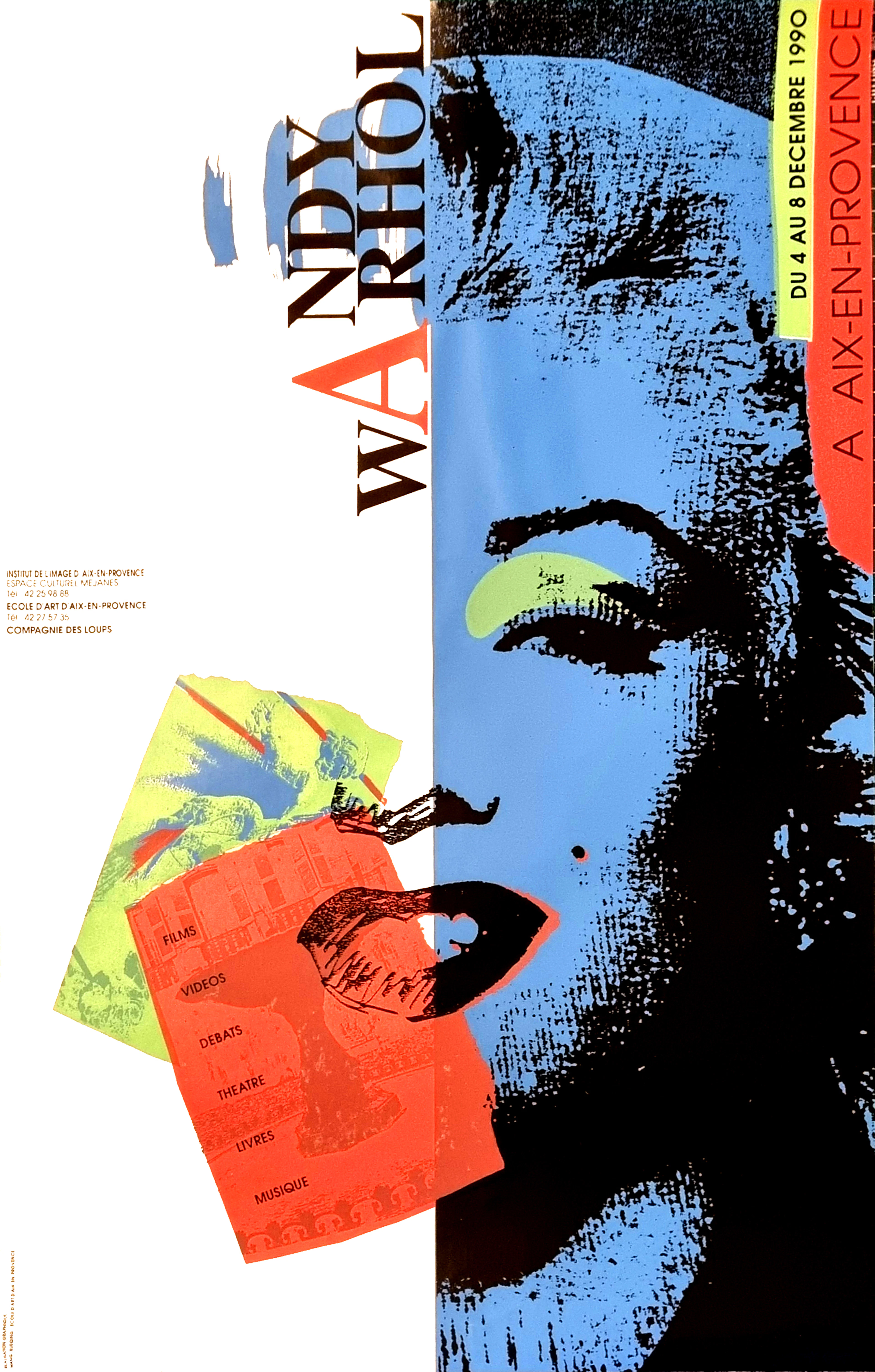 Andy Warhol (d’après) - Sans titre (Marilyn), 1990 - affiche originale rare