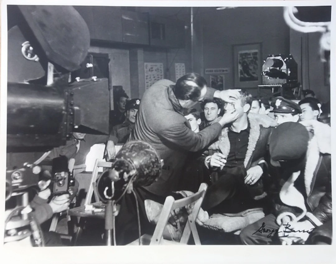 George Barris - Steve McQueen. War Lover. Maquillage II, Tirage argentique