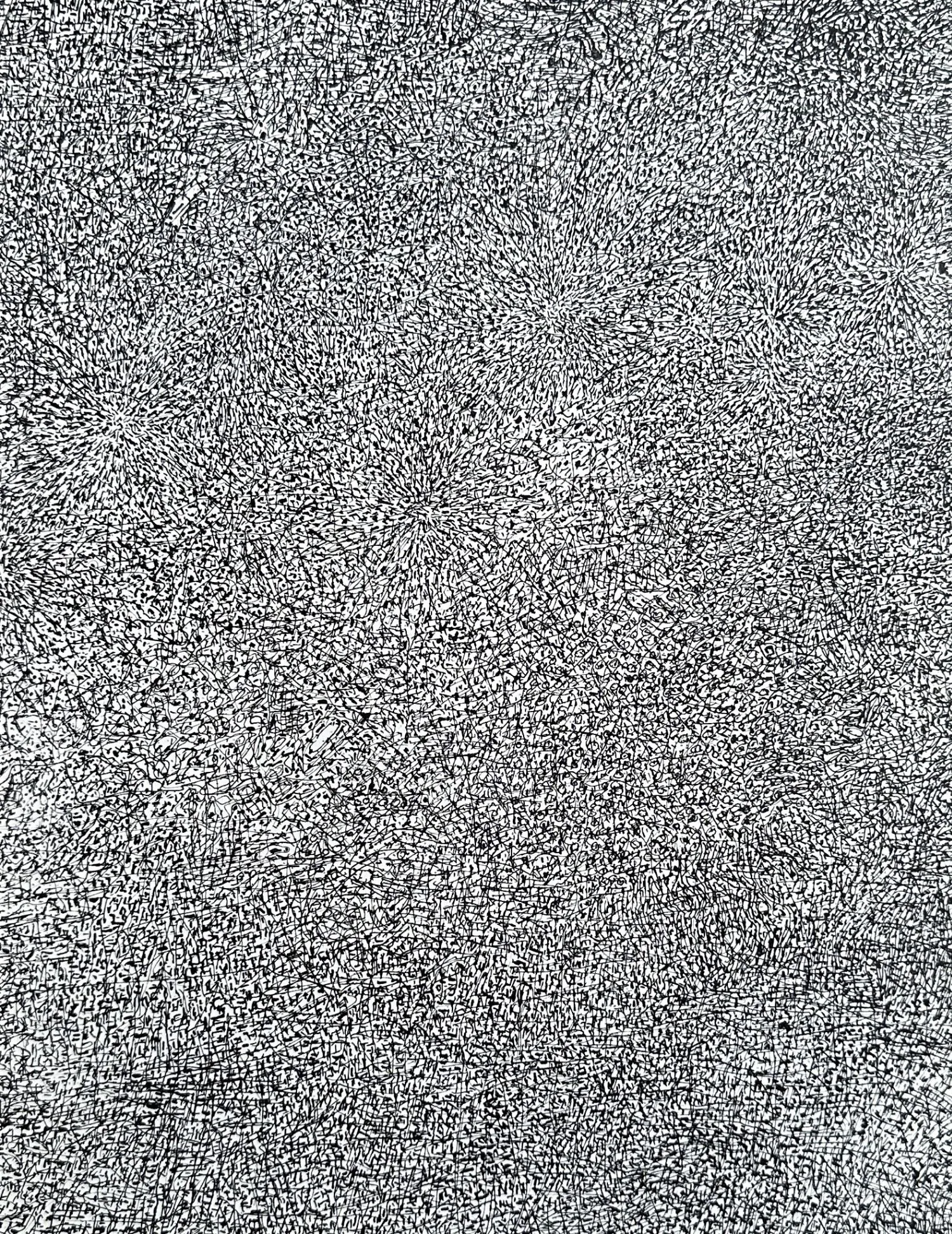 Jean Dubuffet - Prairie de barbe 1960 - Sérigraphie