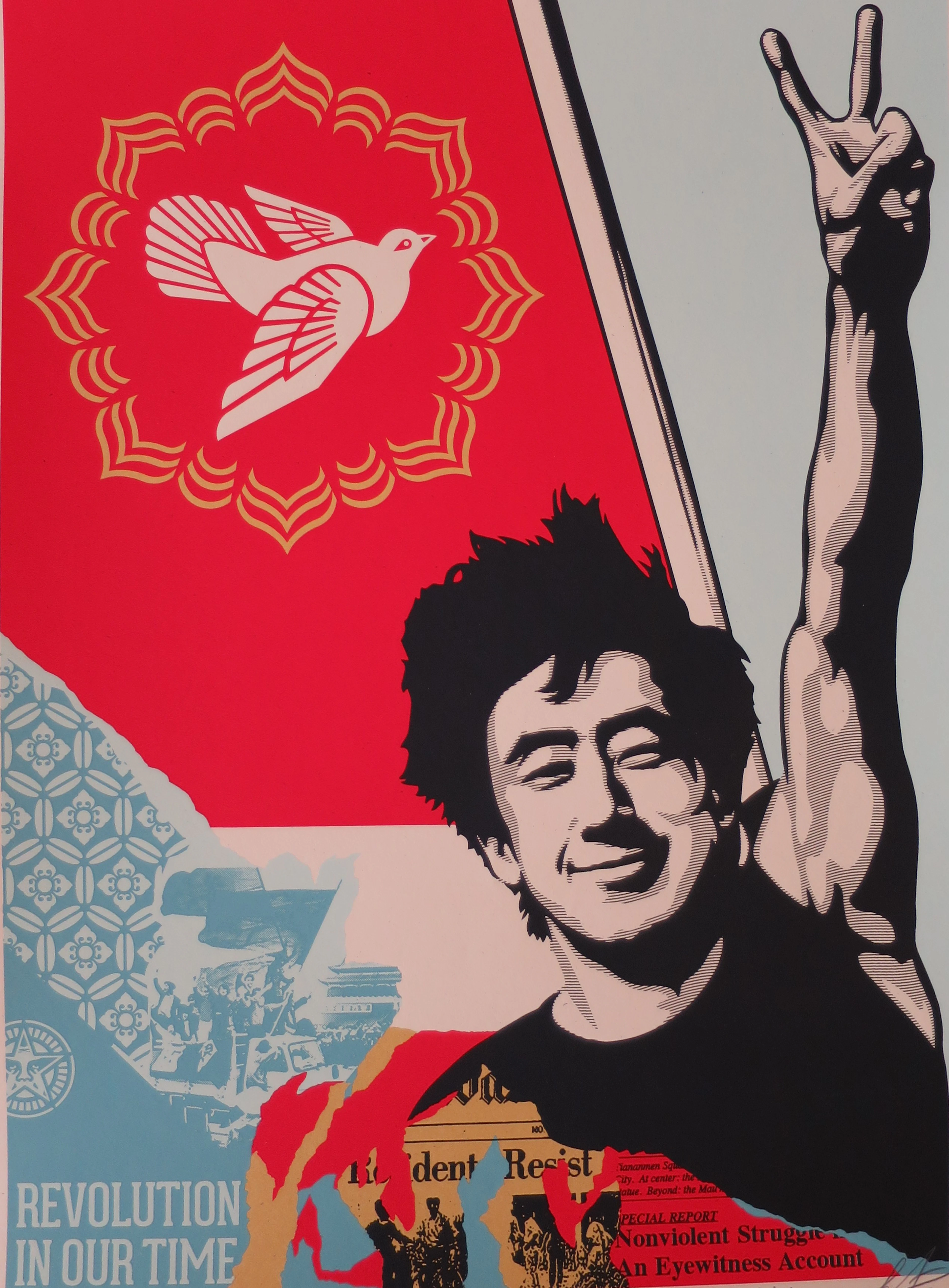 Shepard FAIREY (Obey) - Revolution in our time, 2020 - Sérigraphie