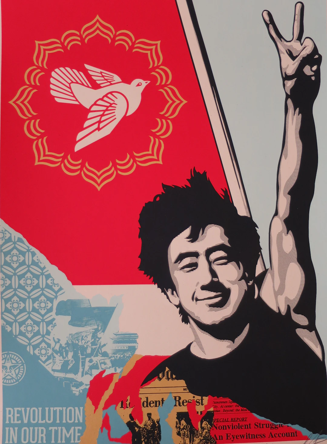 Shepard FAIREY (Obey) - Revolution in our time, 2020 - Sérigraphie