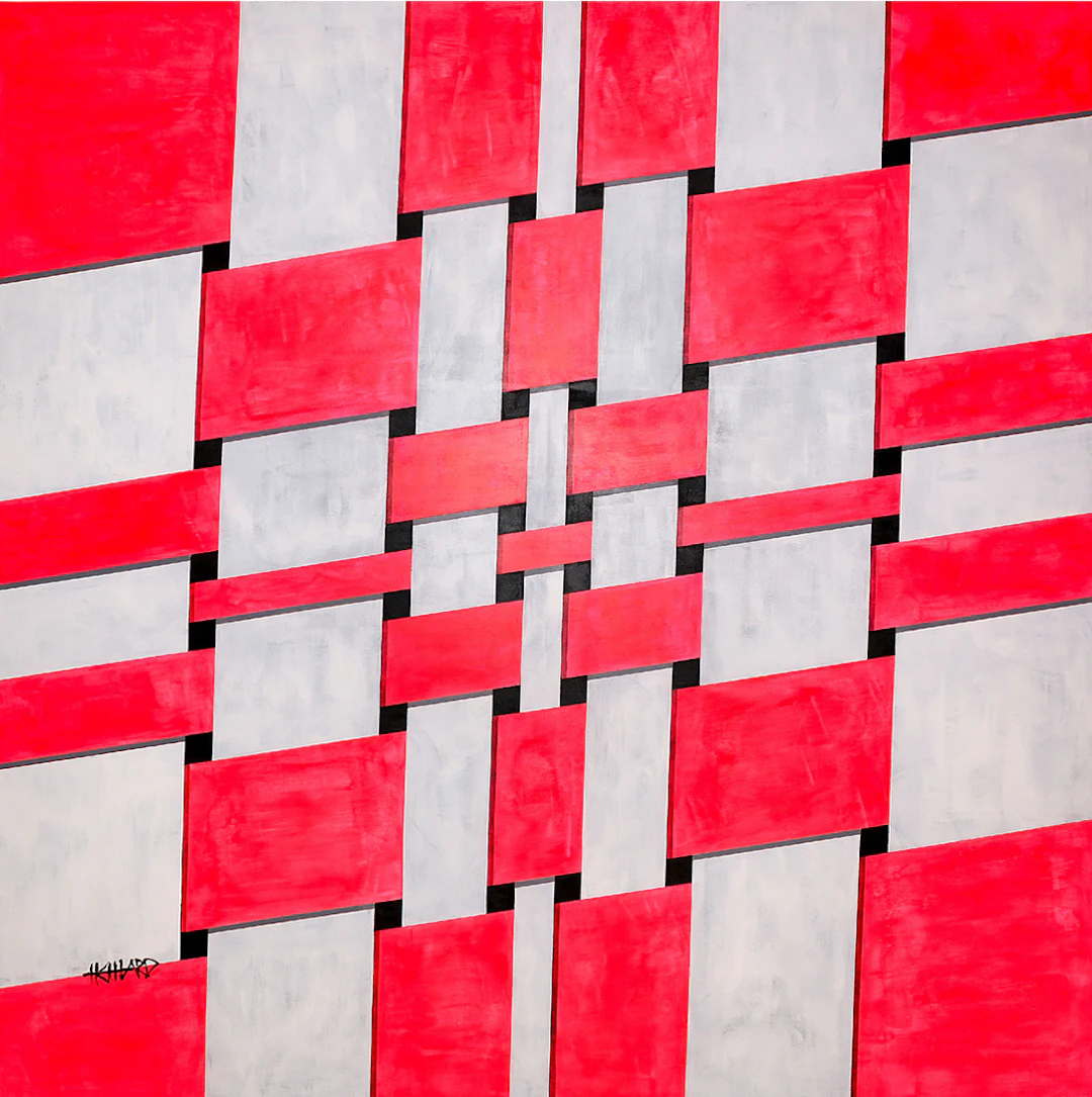 Fabien HEMARD - Quantique 2 - Superposition bis, 2019 - Acrylique