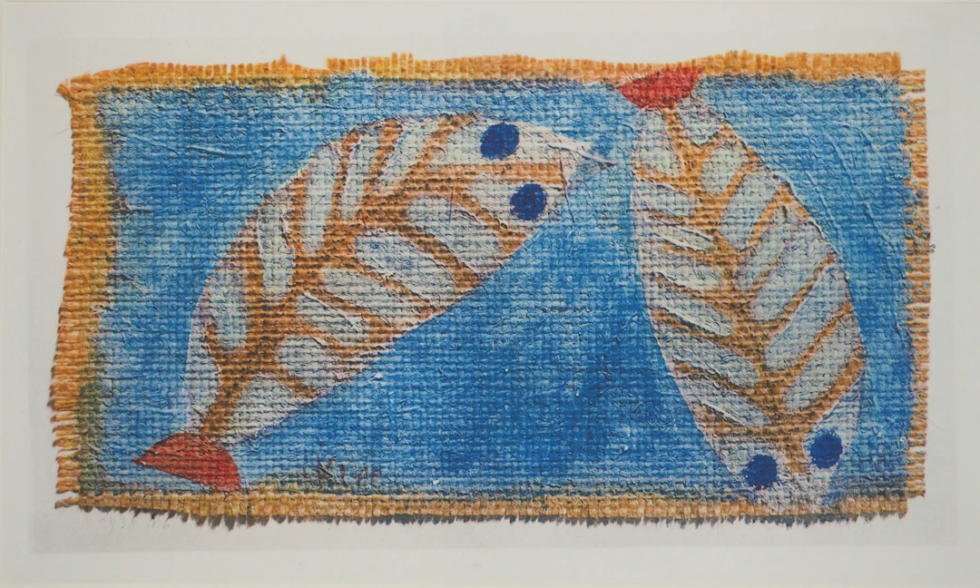 Paul KLEE : Les poissons aux yeux bleus, Héliogravure signée