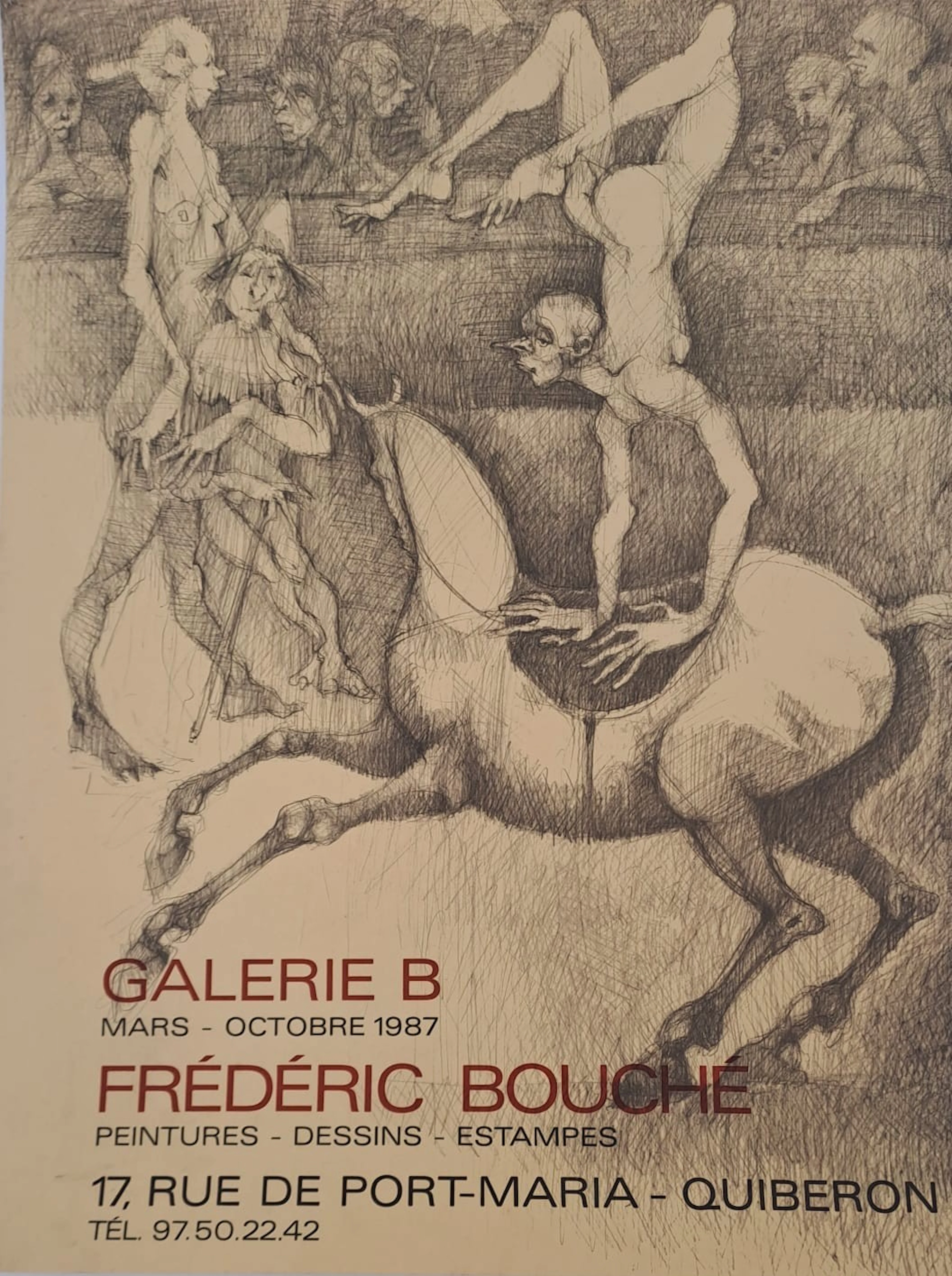 Frédéric Bouché - Personnages fantastiques - Affiche originale